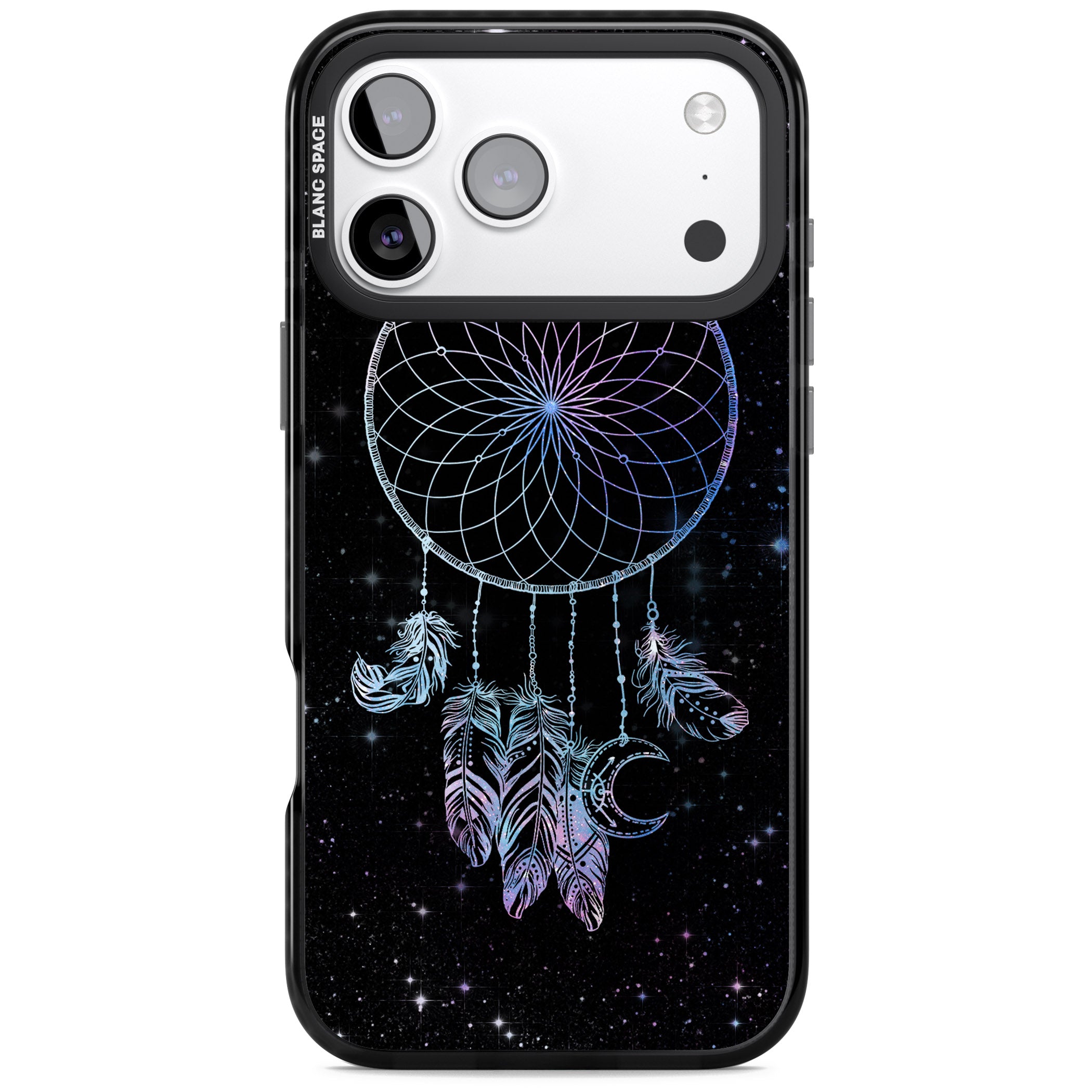Dreamcatcher Galaxy iPhone 17 Pro Max Impact Black Phone Case