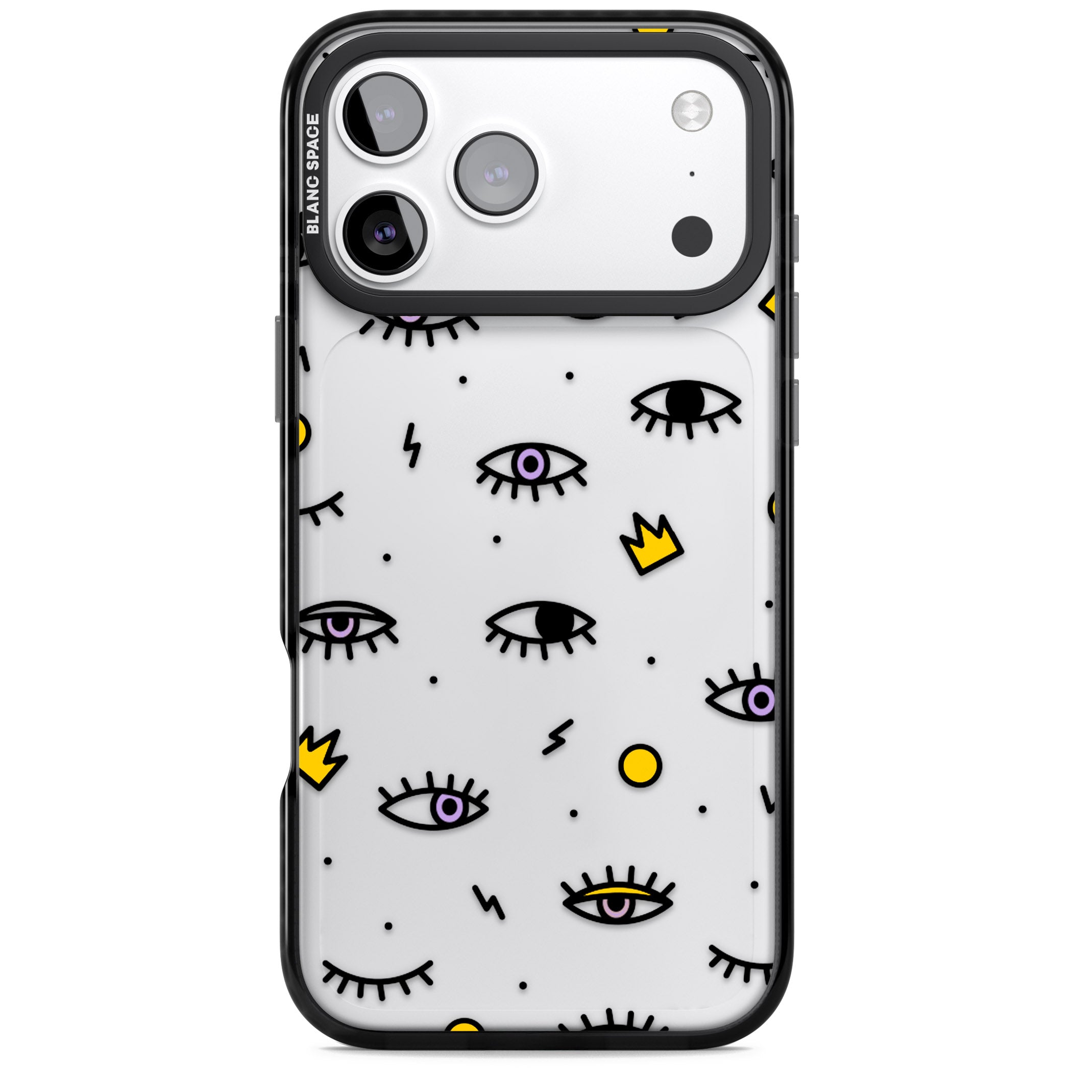 Eyes & Lips Icons iPhone 17 Pro Max Impact Black Phone Case