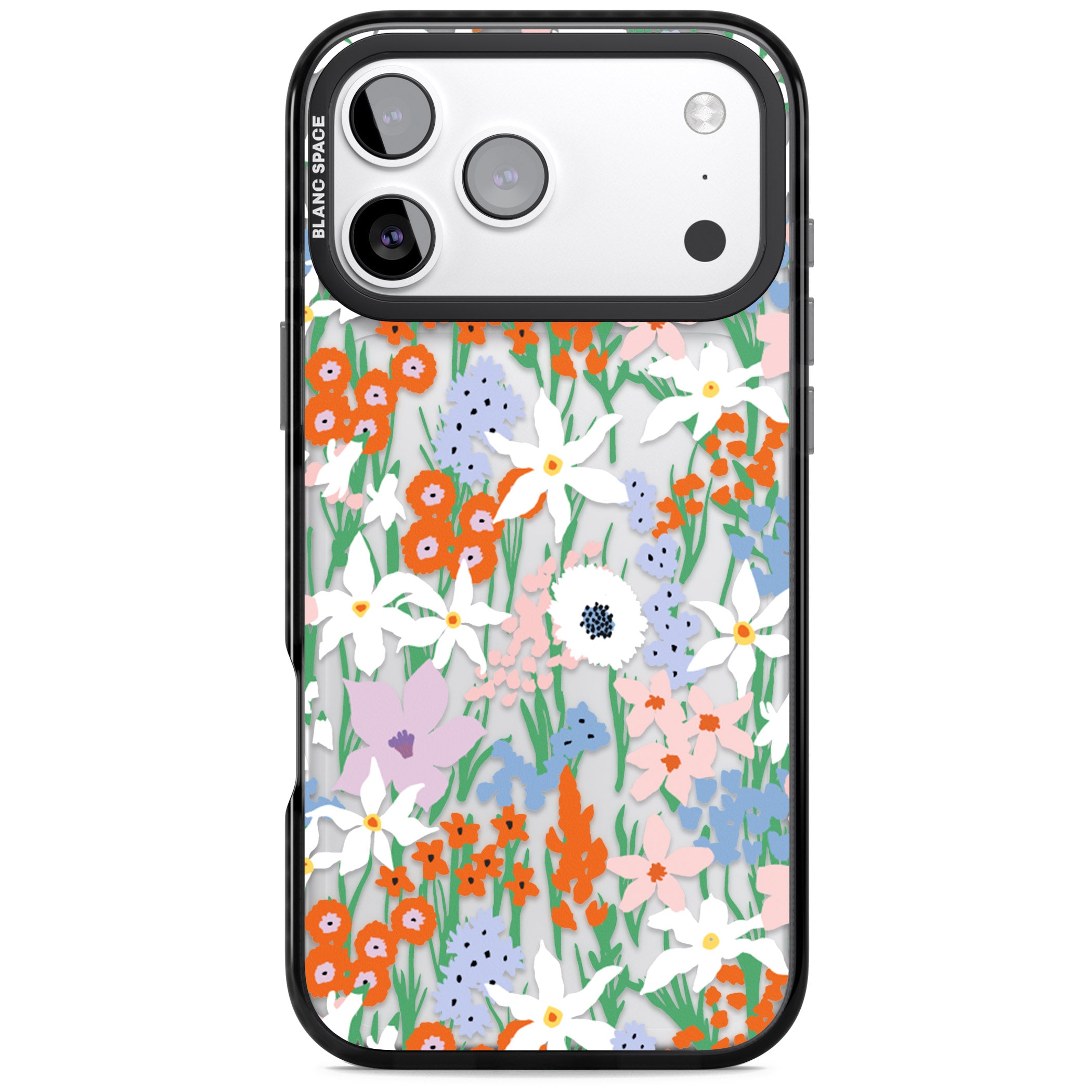 Floral Bouquet: Vibrant Blooms iPhone 17 Pro Max Impact Black Phone Case