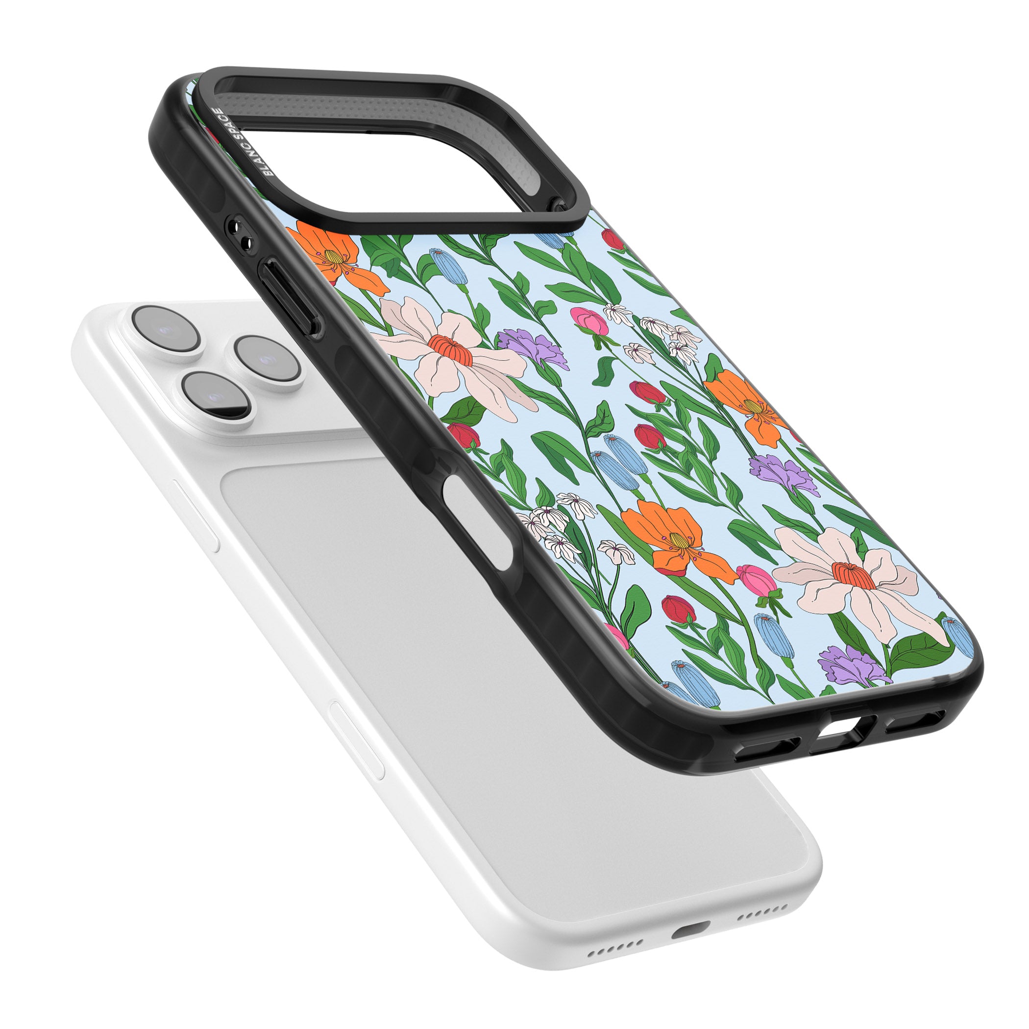 Full Bloom Background iPhone 17 Pro Max Impact Black Phone Case Colours