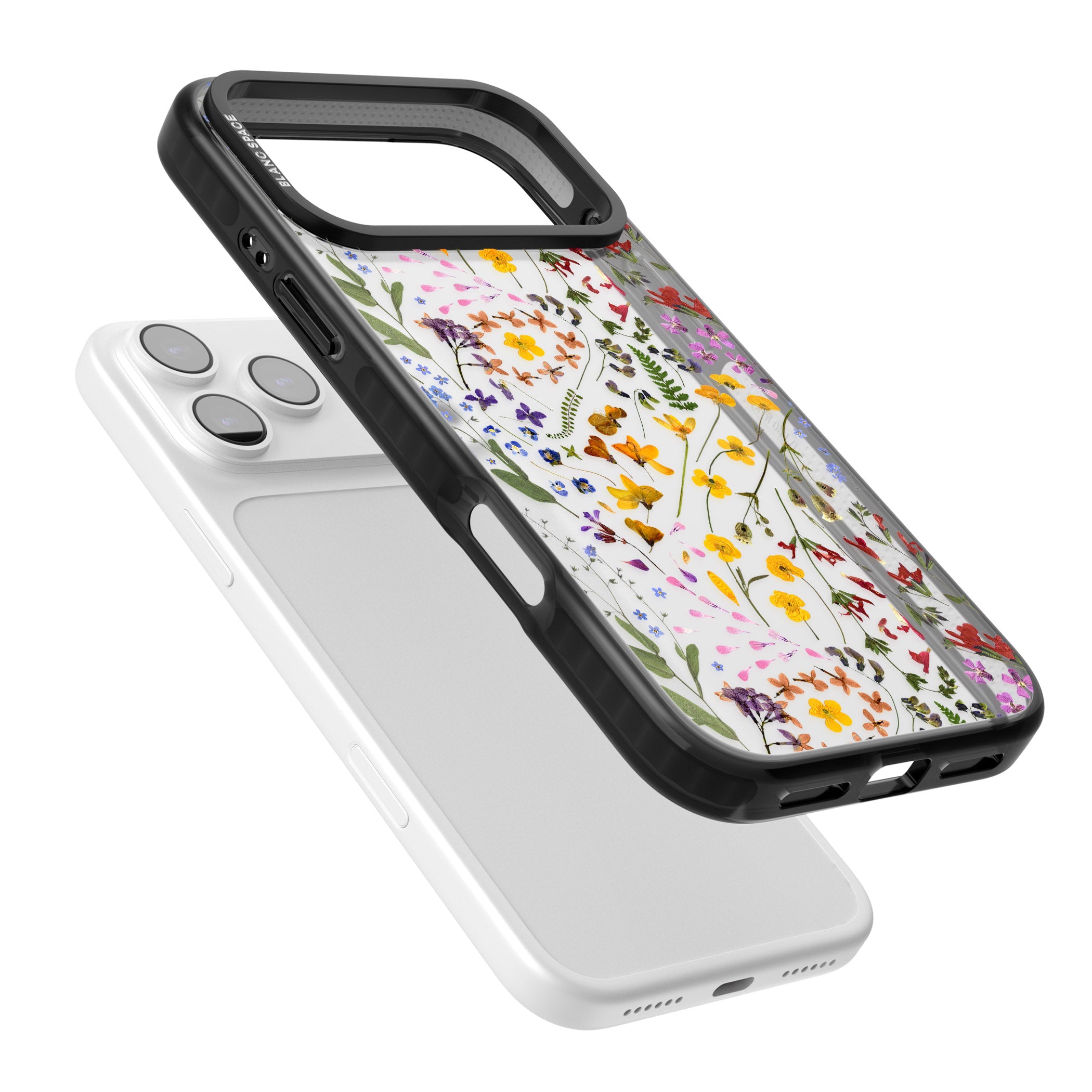 Wildflower iPhone 17 Pro Max Impact Black Phone Case Colours