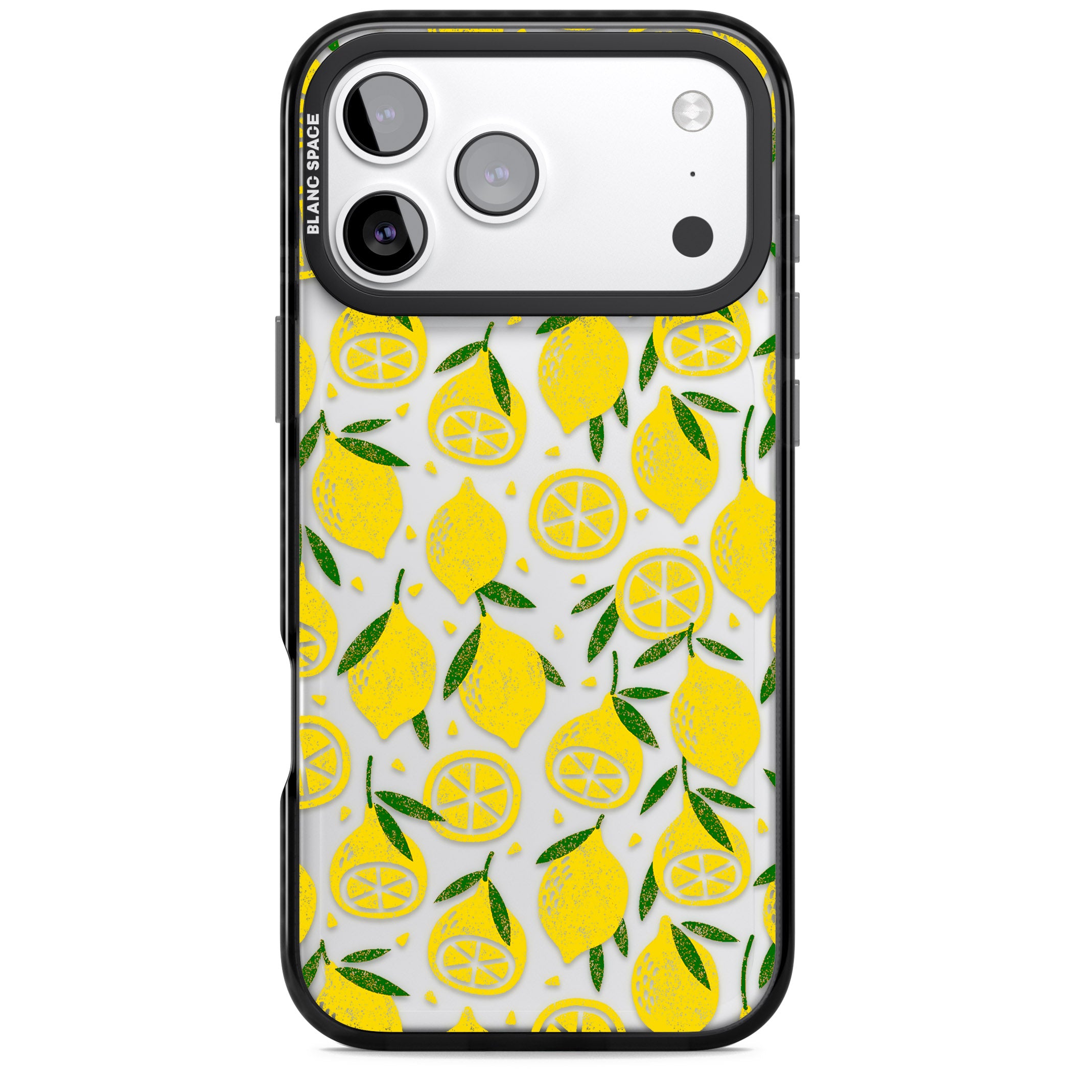 Lemon Delight iPhone 17 Pro Max Impact Black Phone Case