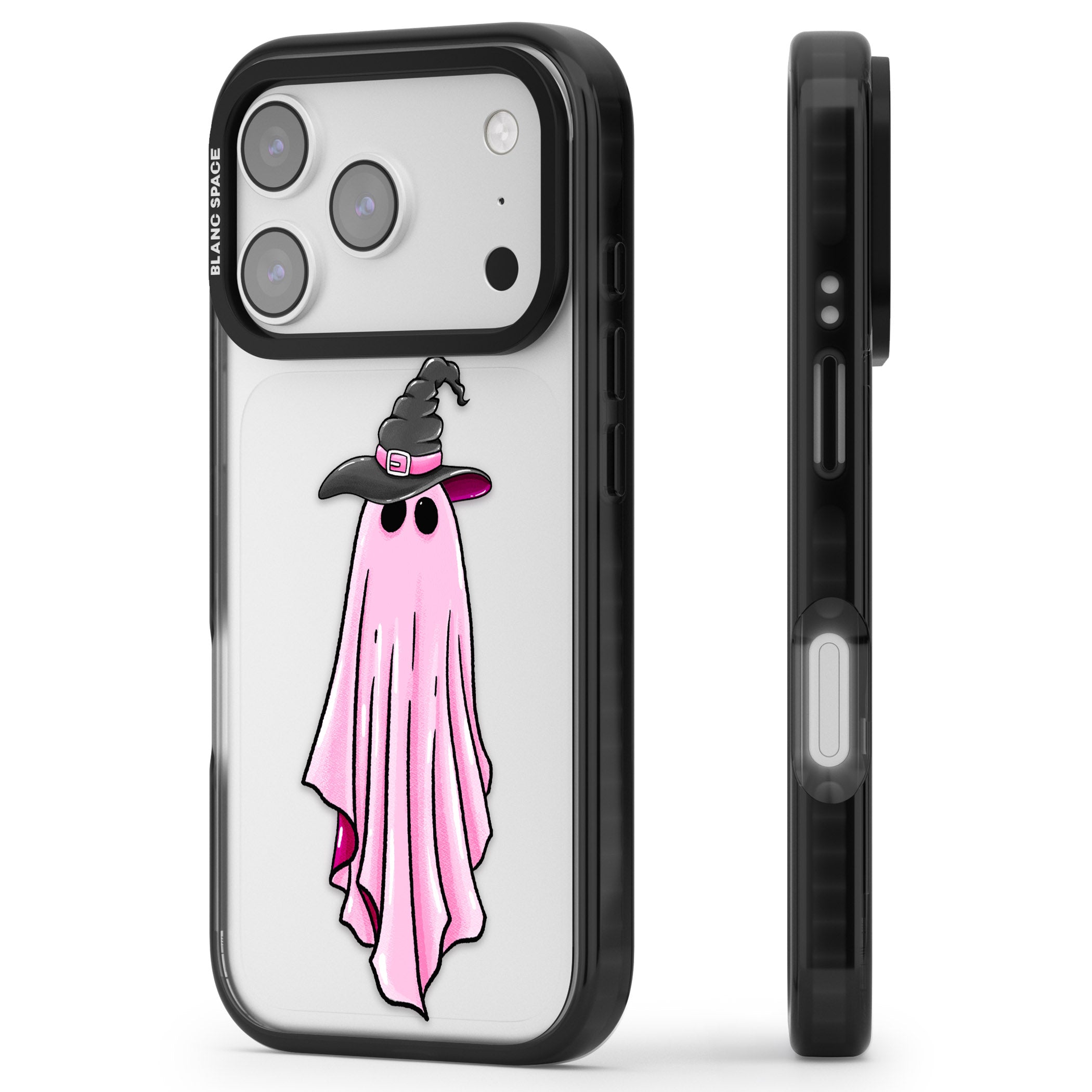 New Hat Day iPhone 17 Pro Max Impact Black Phone Case Side Profile