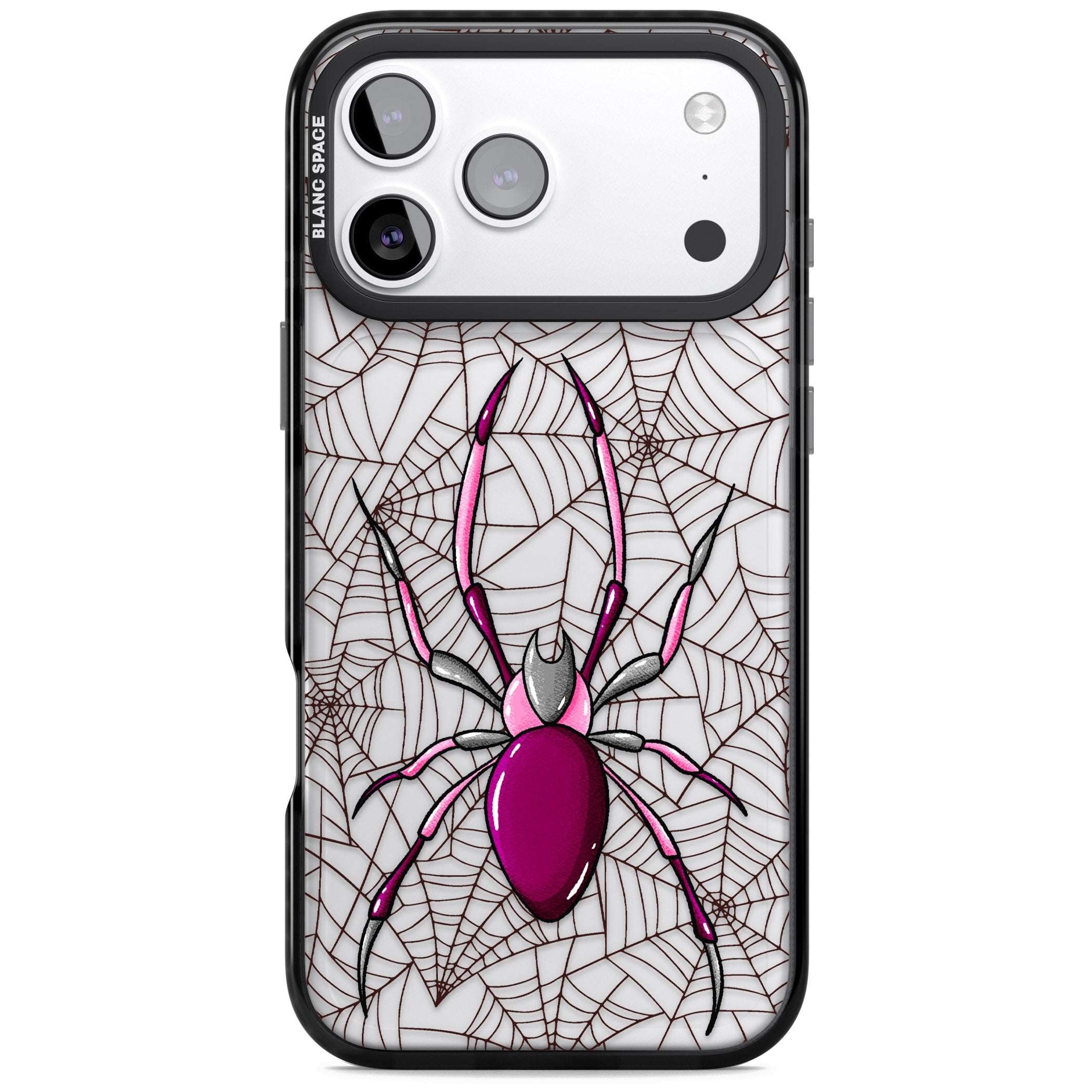 Arachnophobia iPhone 17 Pro Max Impact Black Phone Case