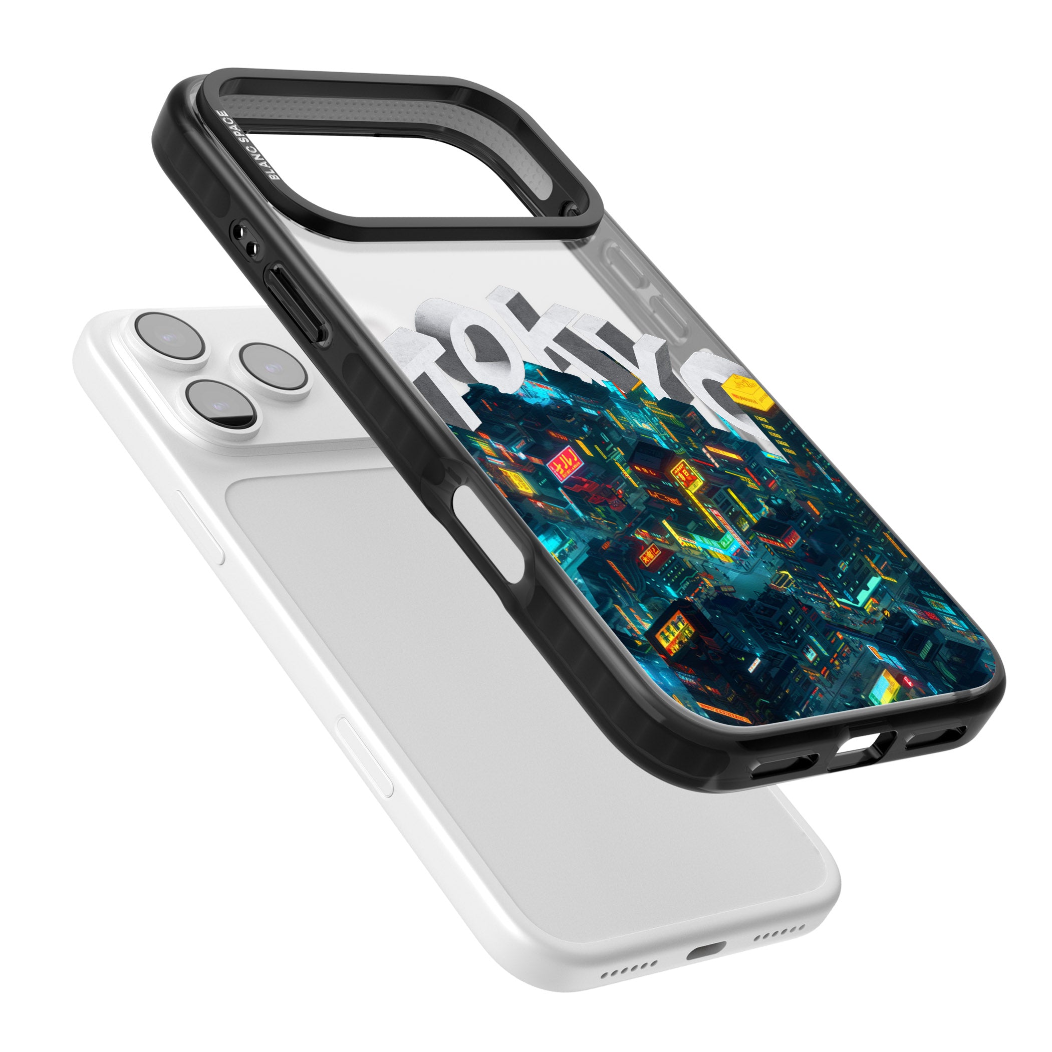 Tokyo iPhone 17 Pro Max Impact Black Phone Case Colours