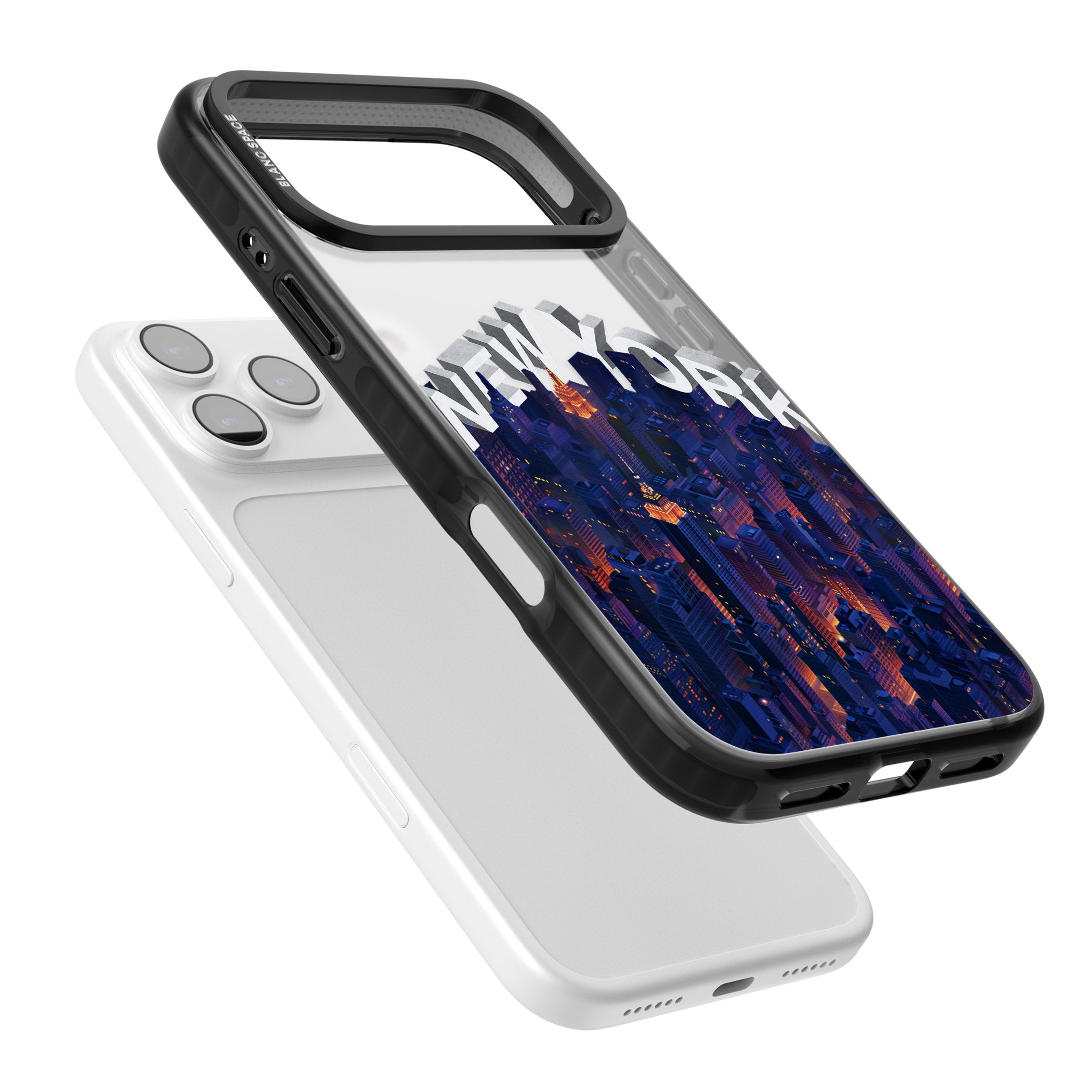 New York City iPhone 17 Pro Max Impact Black Phone Case Colours