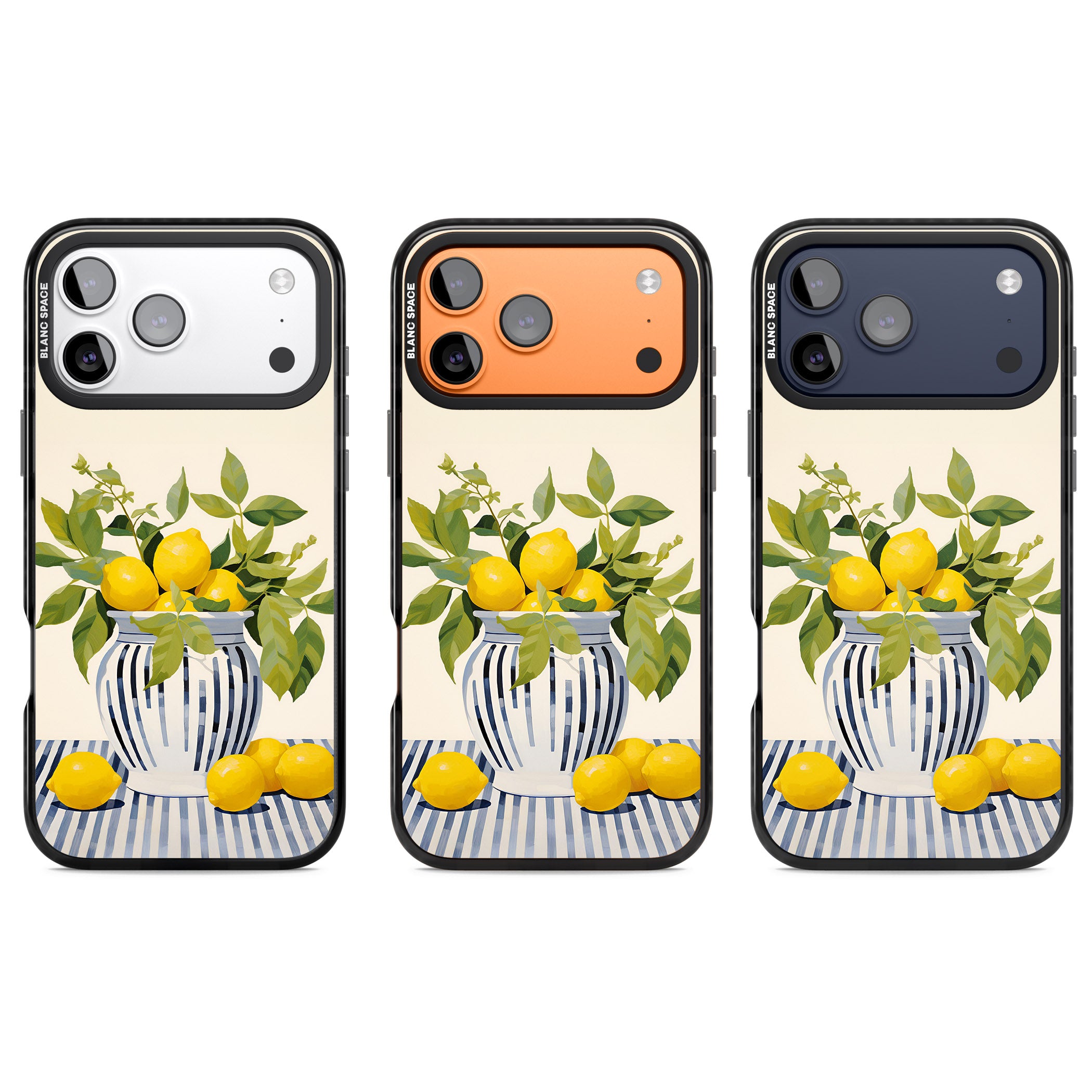 Lemon Plant Vase iPhone 17 Pro Impact Black Phone Case APT Impact Protection