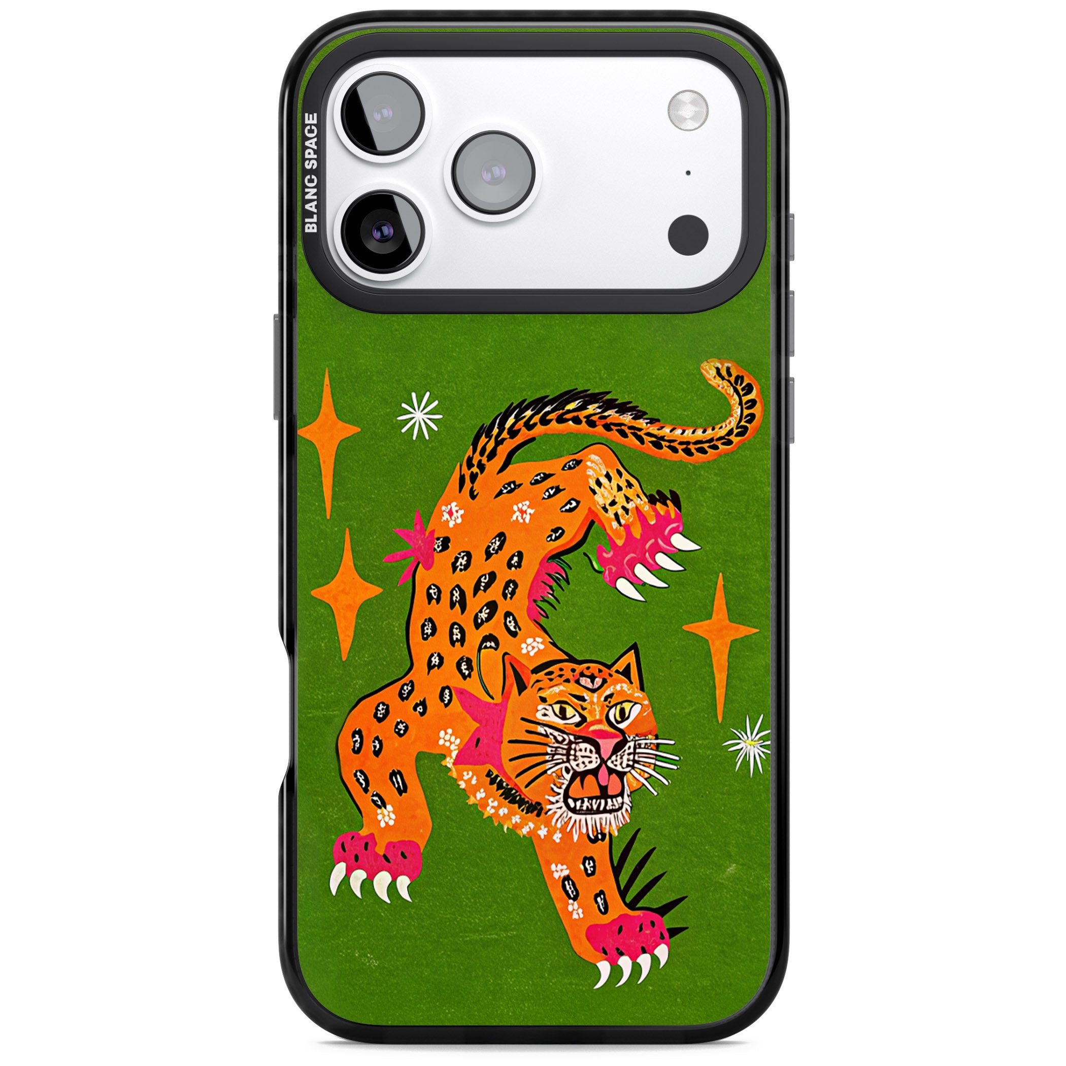 Fierce Jaguar iPhone 17 Pro Max Impact Black Phone Case