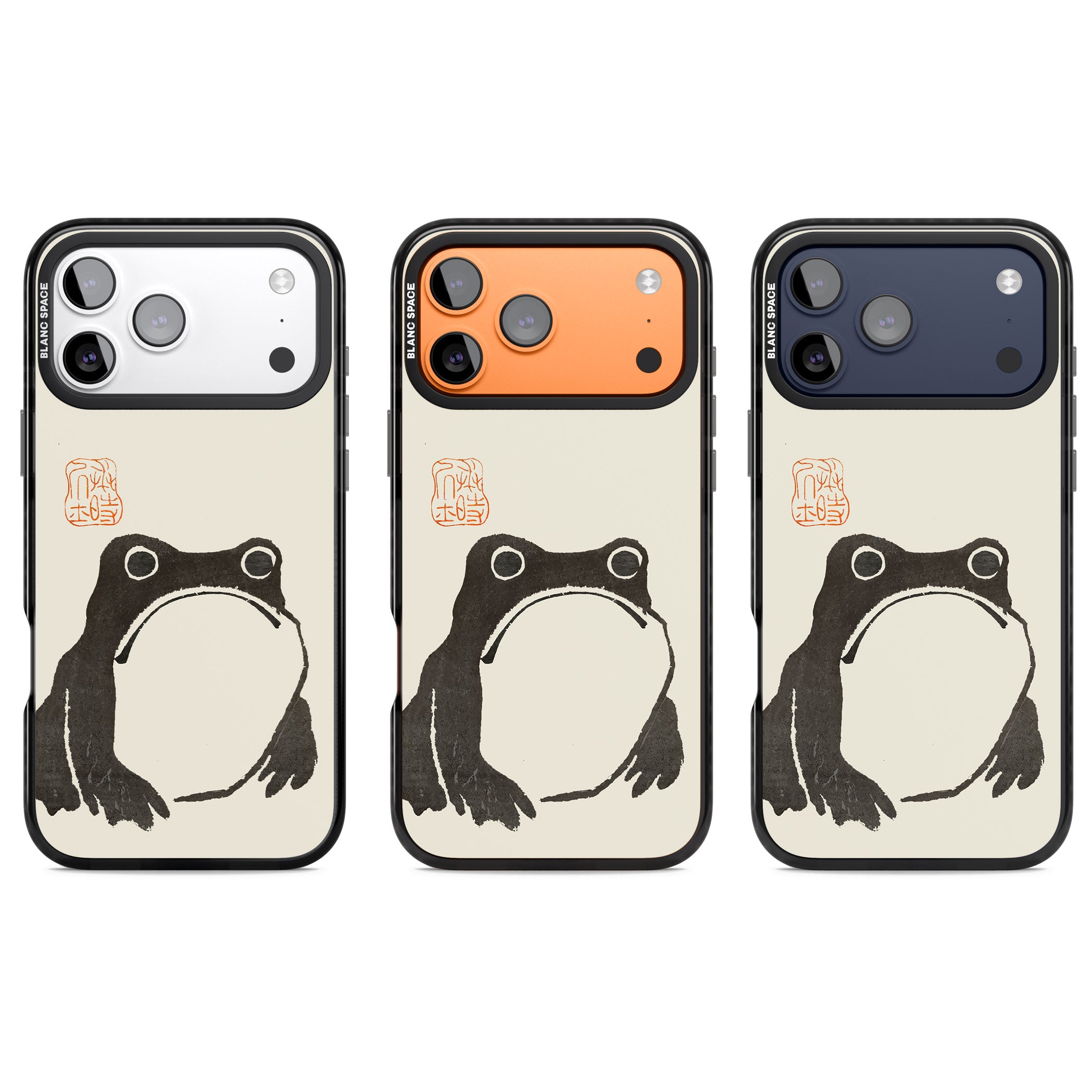 Matsumoto Hoji Frog iPhone 17 Pro Impact Black Phone Case APT Impact Protection