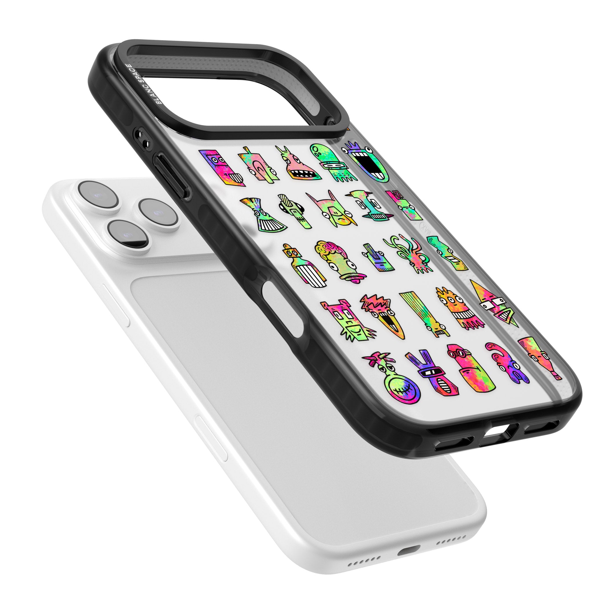 Splashy Friends iPhone 17 Pro Max Impact Black Phone Case Colours