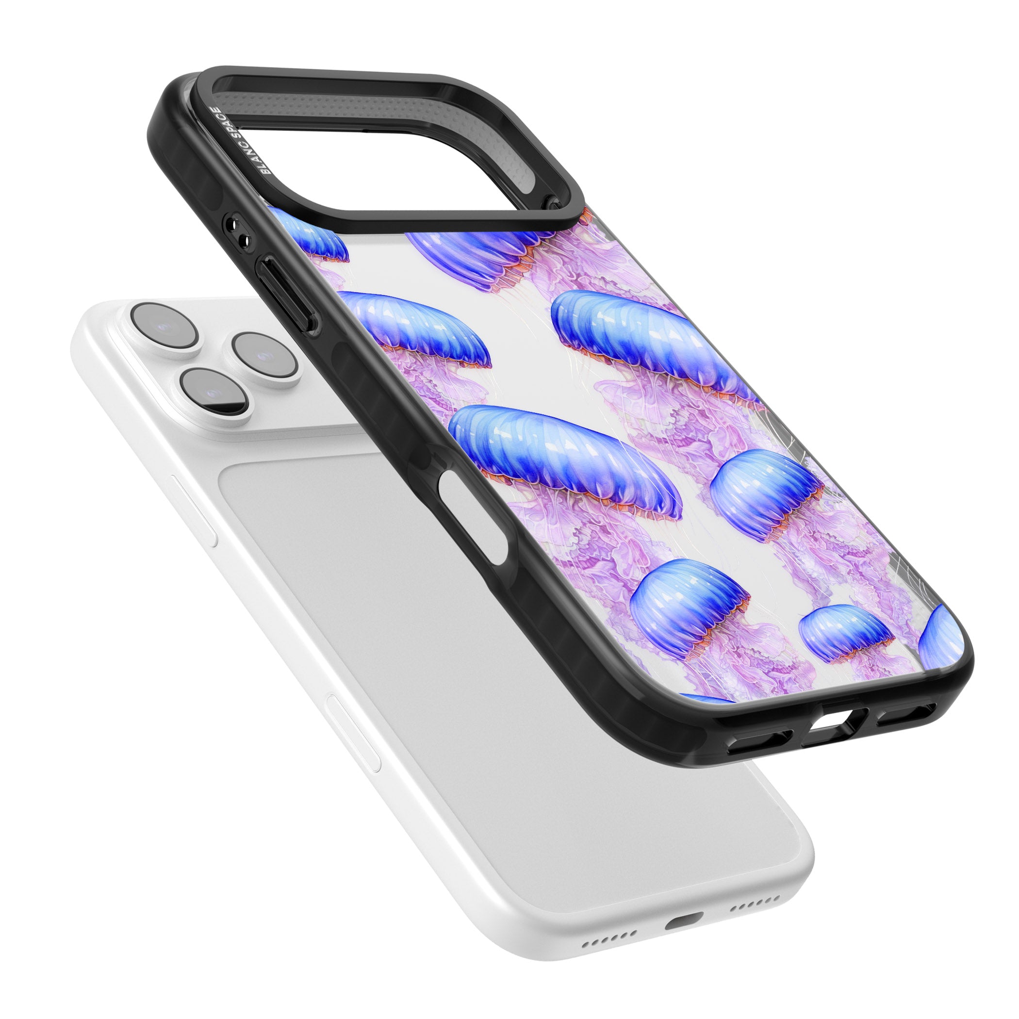 Jellyfish iPhone 17 Pro Max Impact Black Phone Case Colours