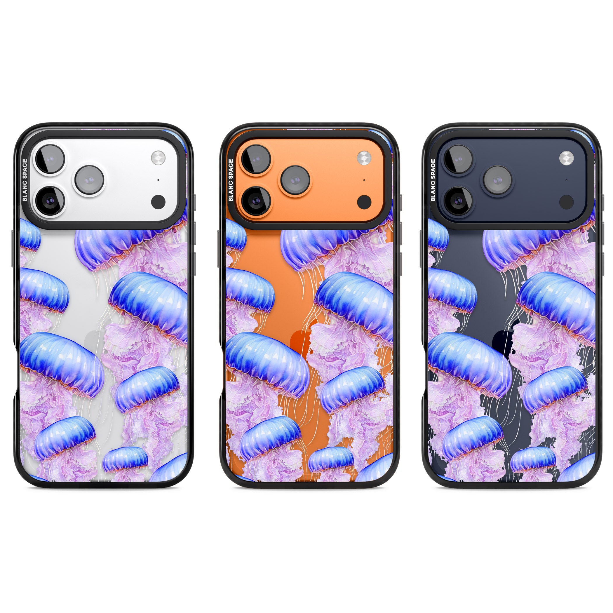 Jellyfish iPhone 17 Pro Impact Black Phone Case APT Impact Protection