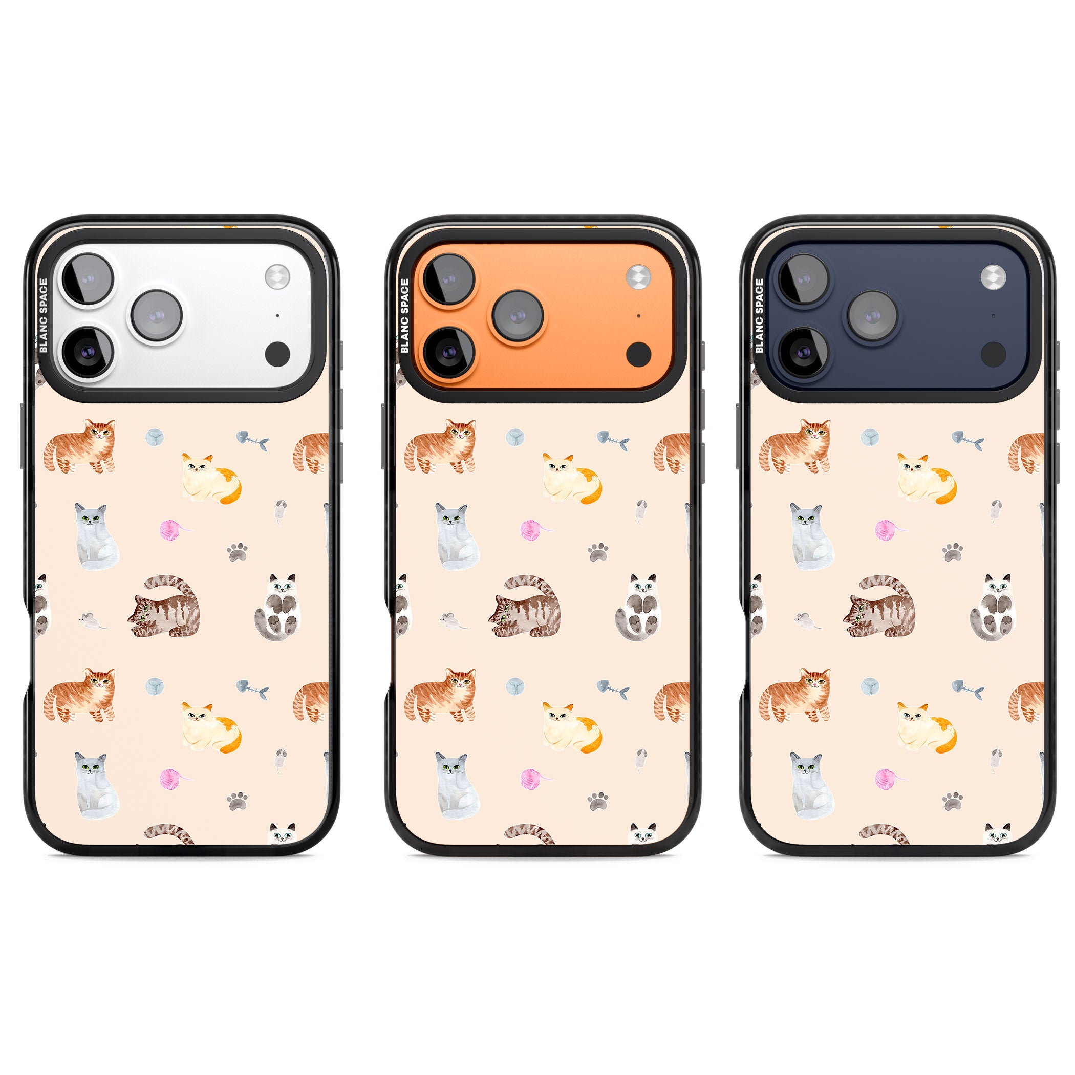 Cat Playground iPhone 17 Pro Impact Black Phone Case APT Impact Protection