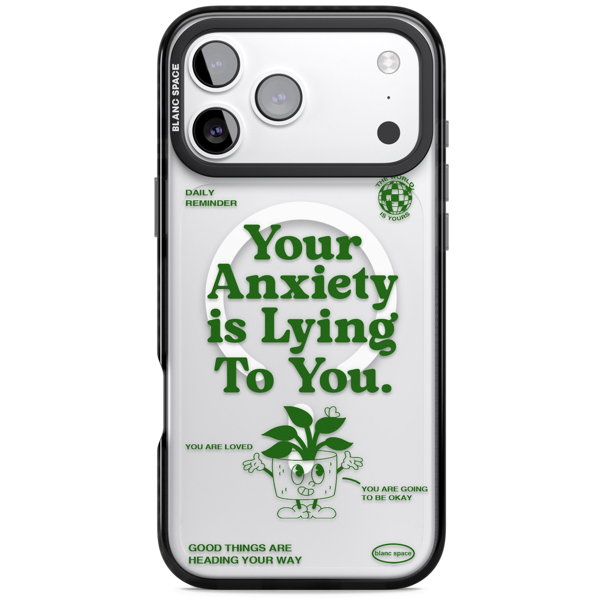 Your Anxiety Is Lying To You iPhone 17 Pro Max Impact Pro Black Phone Case