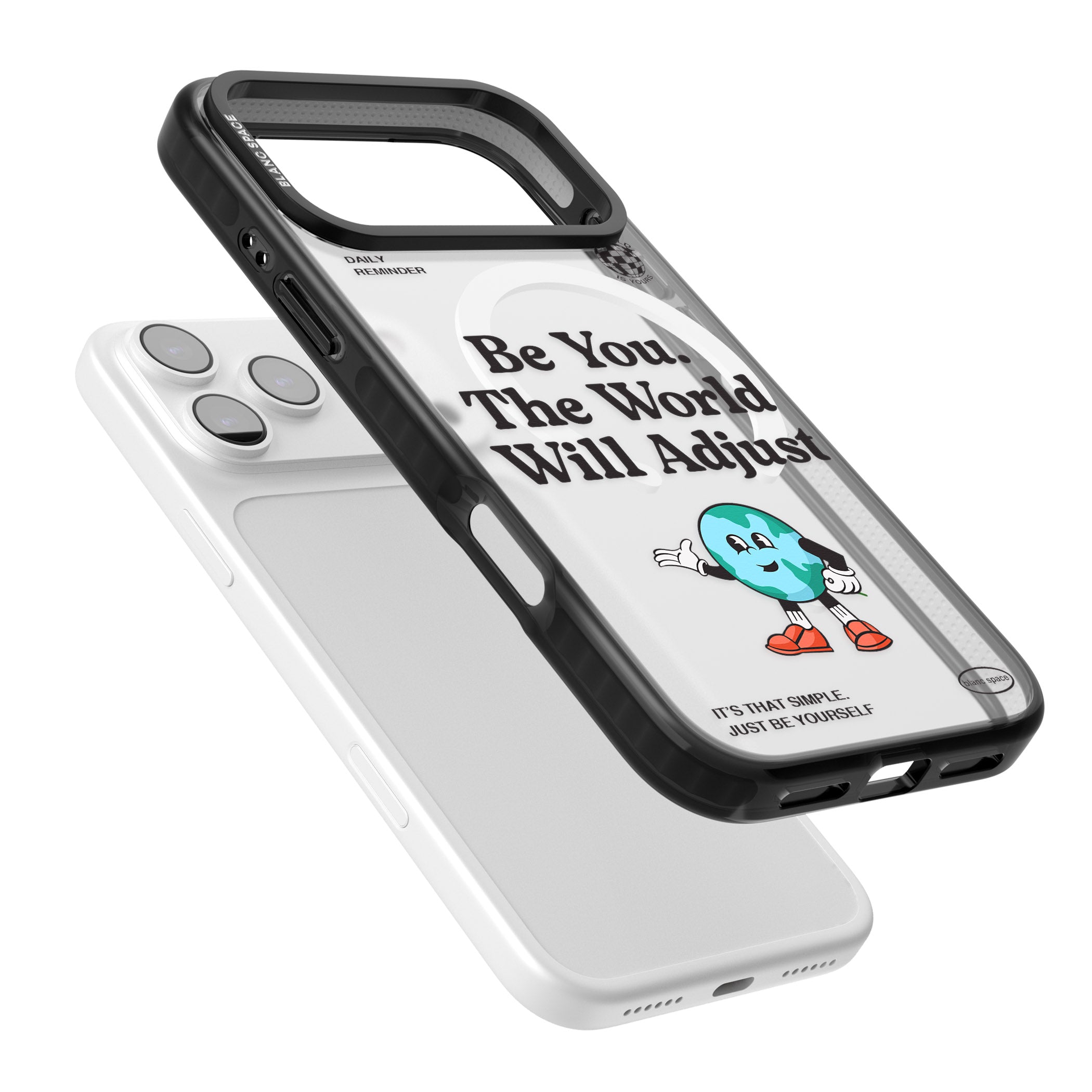 Be You The World Will Adjust iPhone 17 Pro Max Impact Pro Black Phone Case Colours