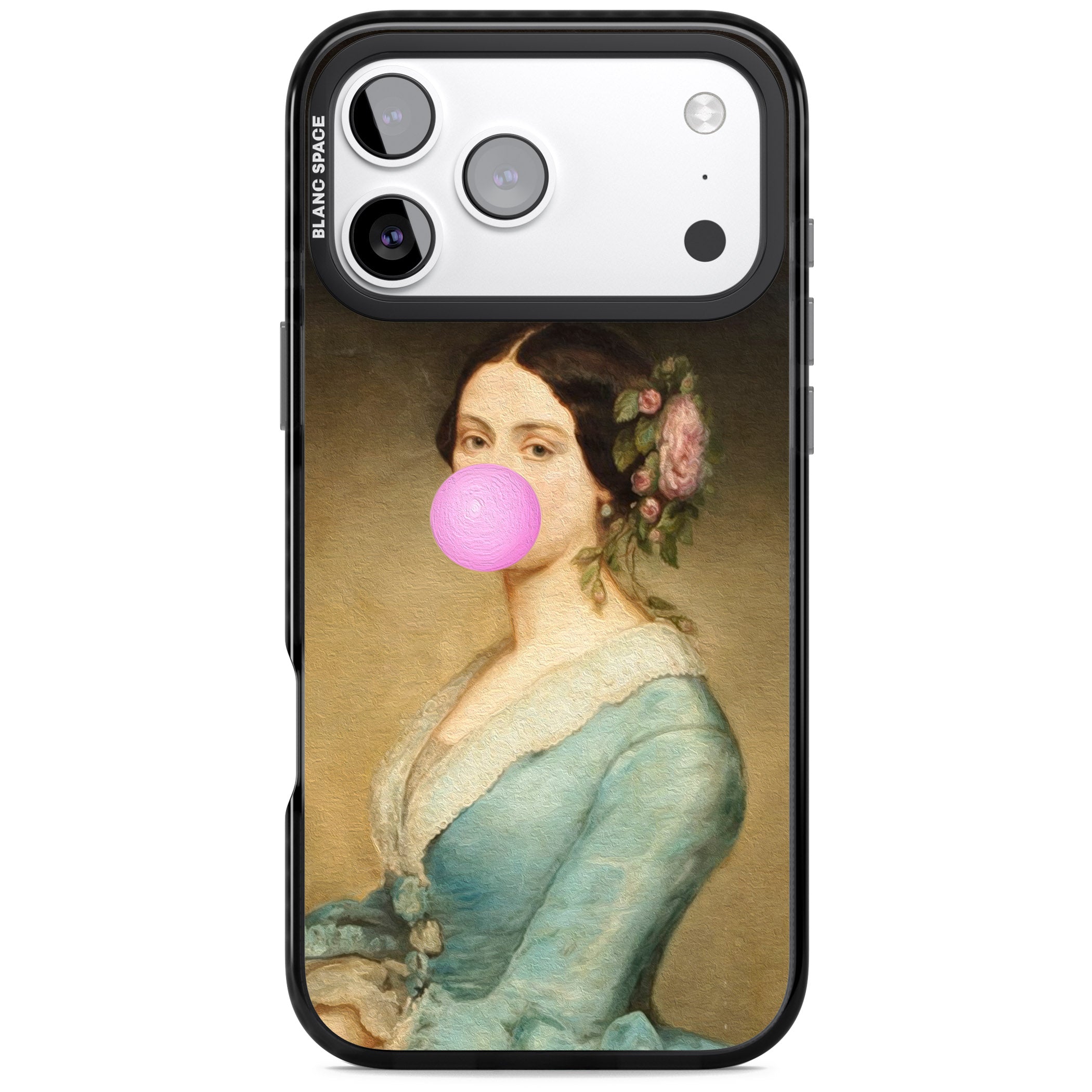 Bubblegum Renaissance iPhone 17 Pro Max Impact Pro Black Phone Case