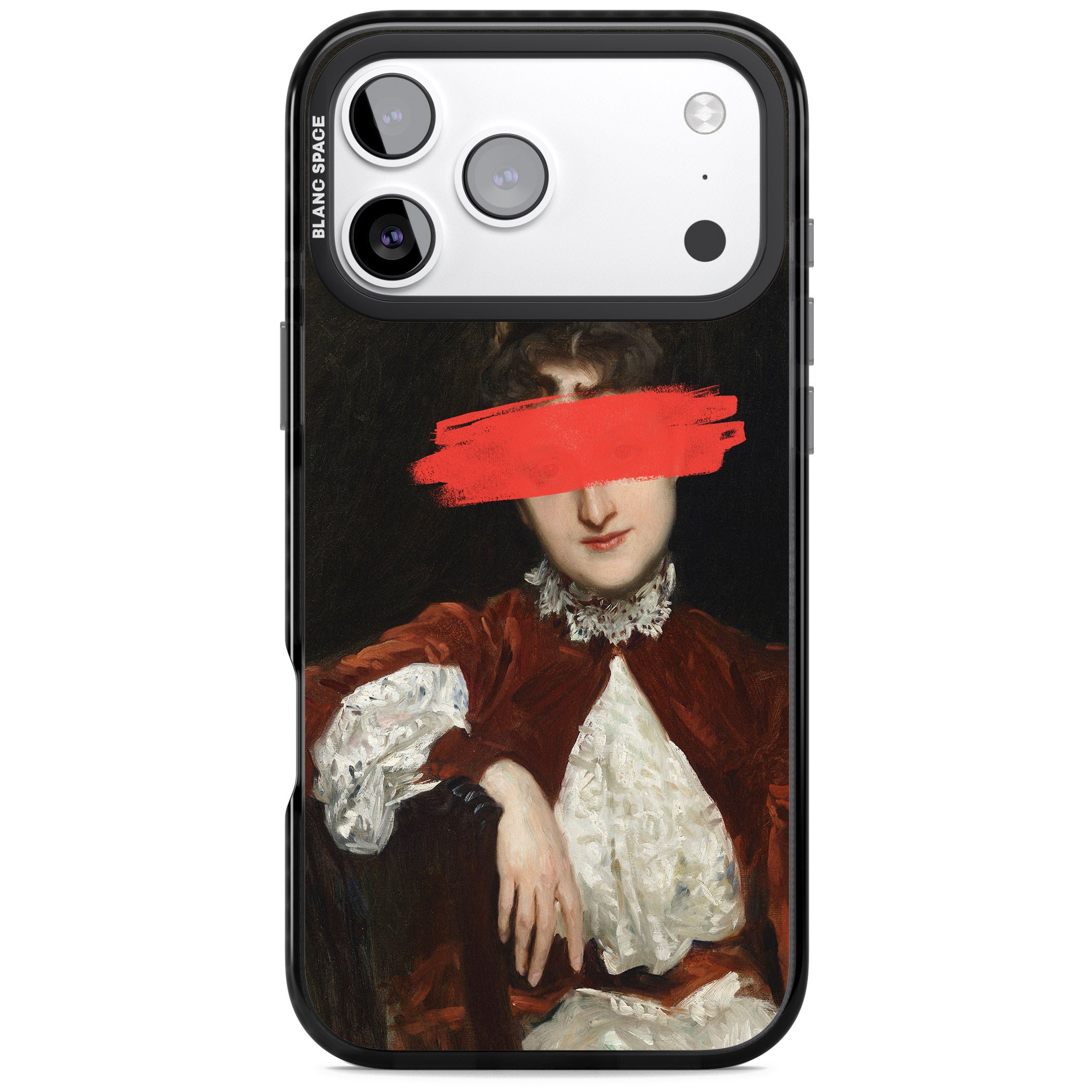 Paint Stroke iPhone 17 Pro Max Impact Pro Black Phone Case