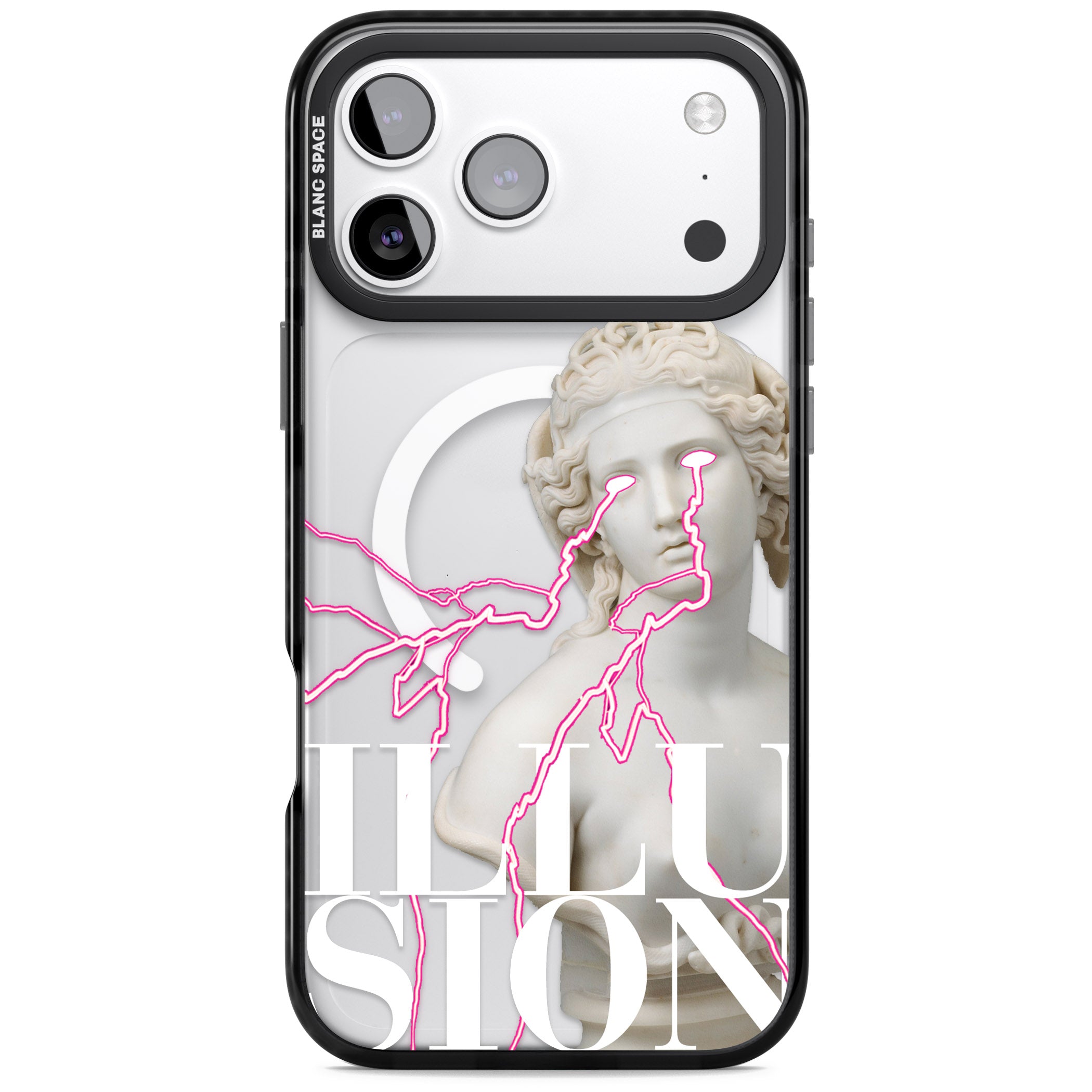Illusion iPhone 17 Pro Max Impact Pro Black Phone Case