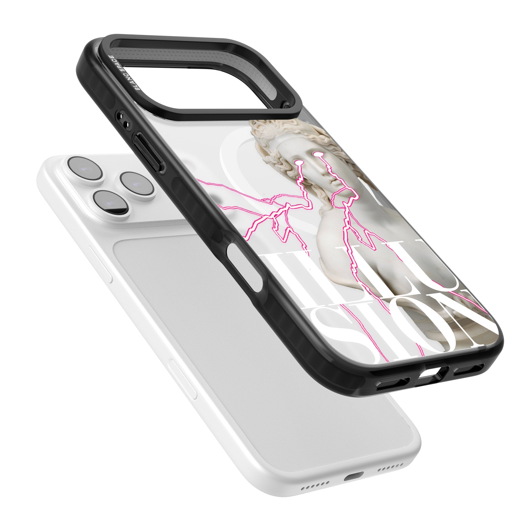 Illusion iPhone 17 Pro Max Impact Pro Black Phone Case Colours