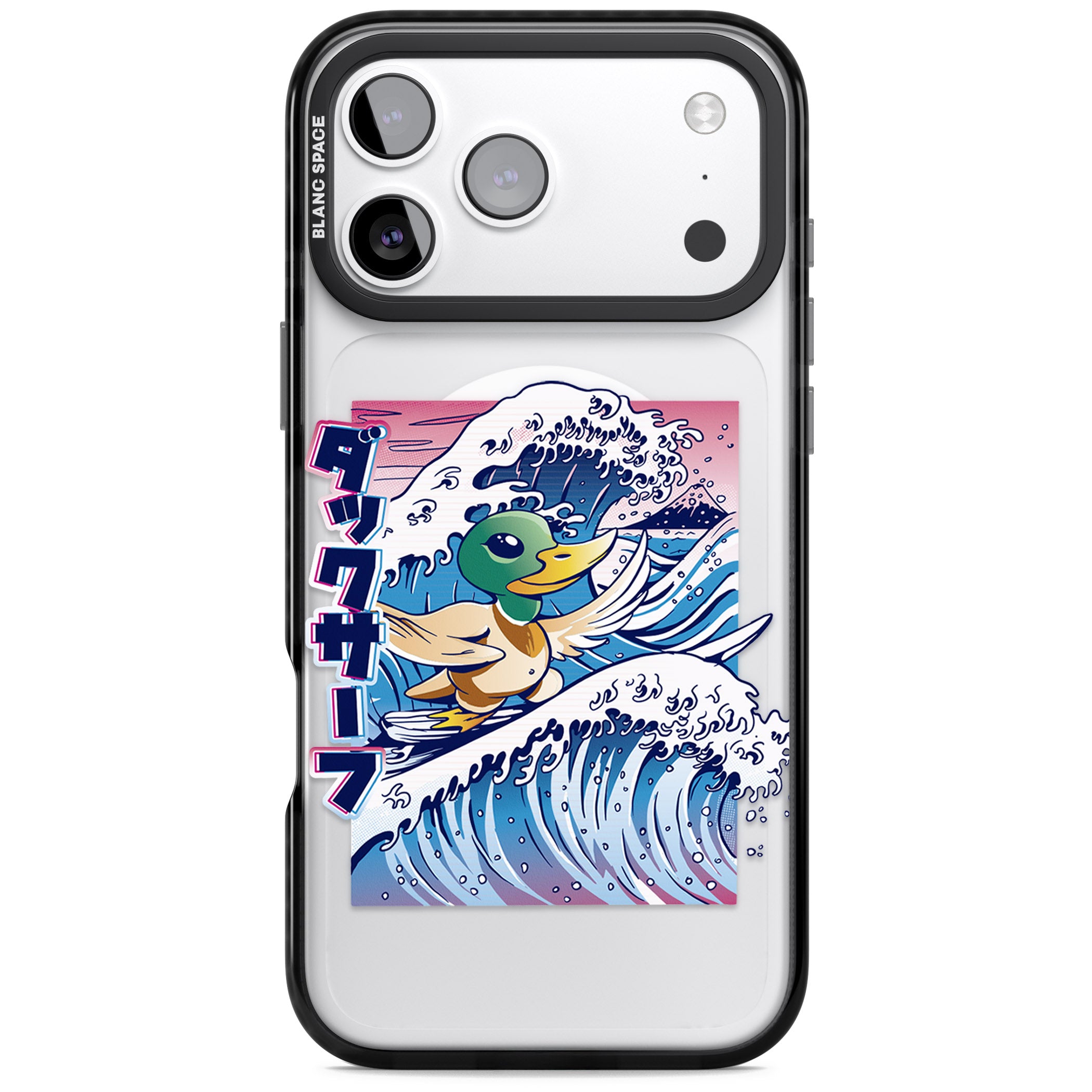 Duck Surf iPhone 17 Pro Max Impact Pro Black Phone Case