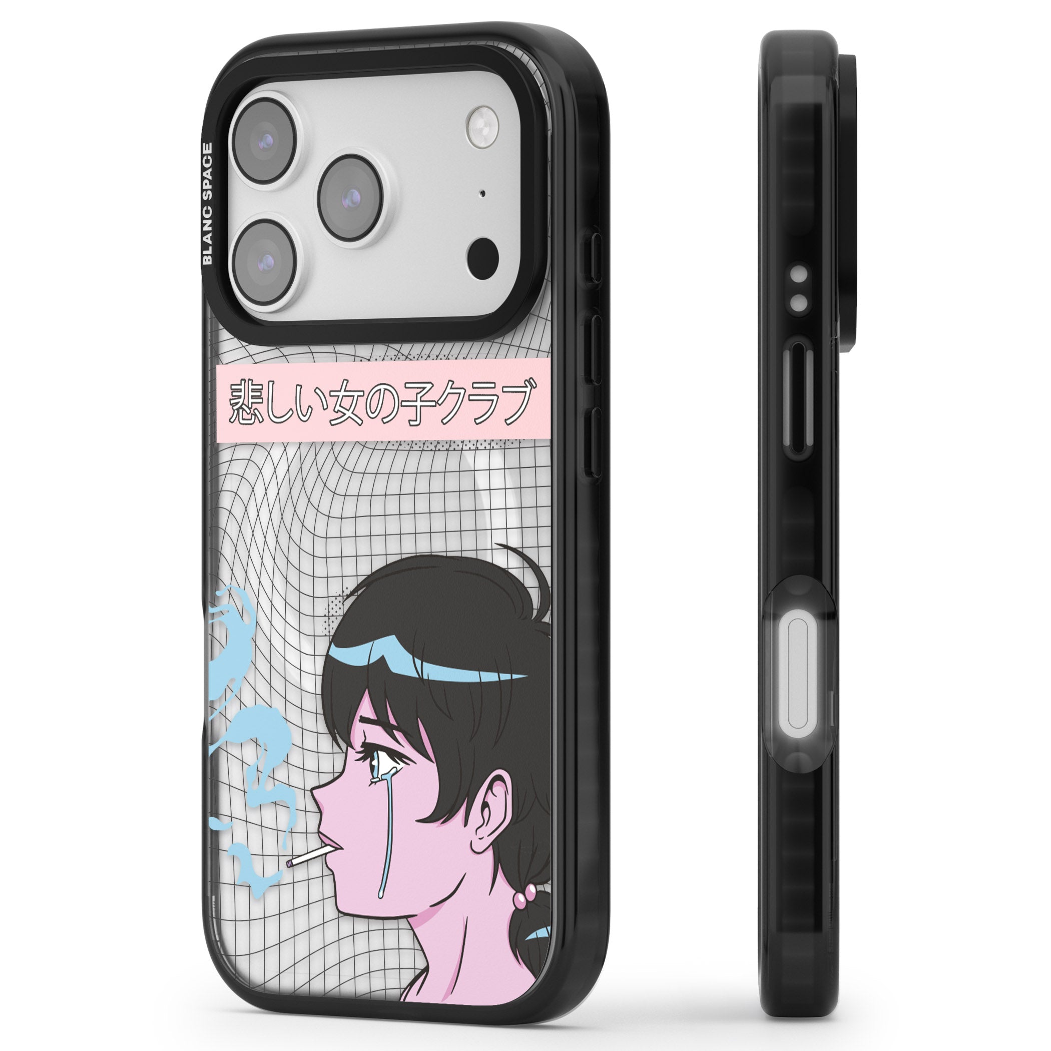 Lost Love iPhone 17 Pro Max Impact Pro Black Phone Case Side Profile
