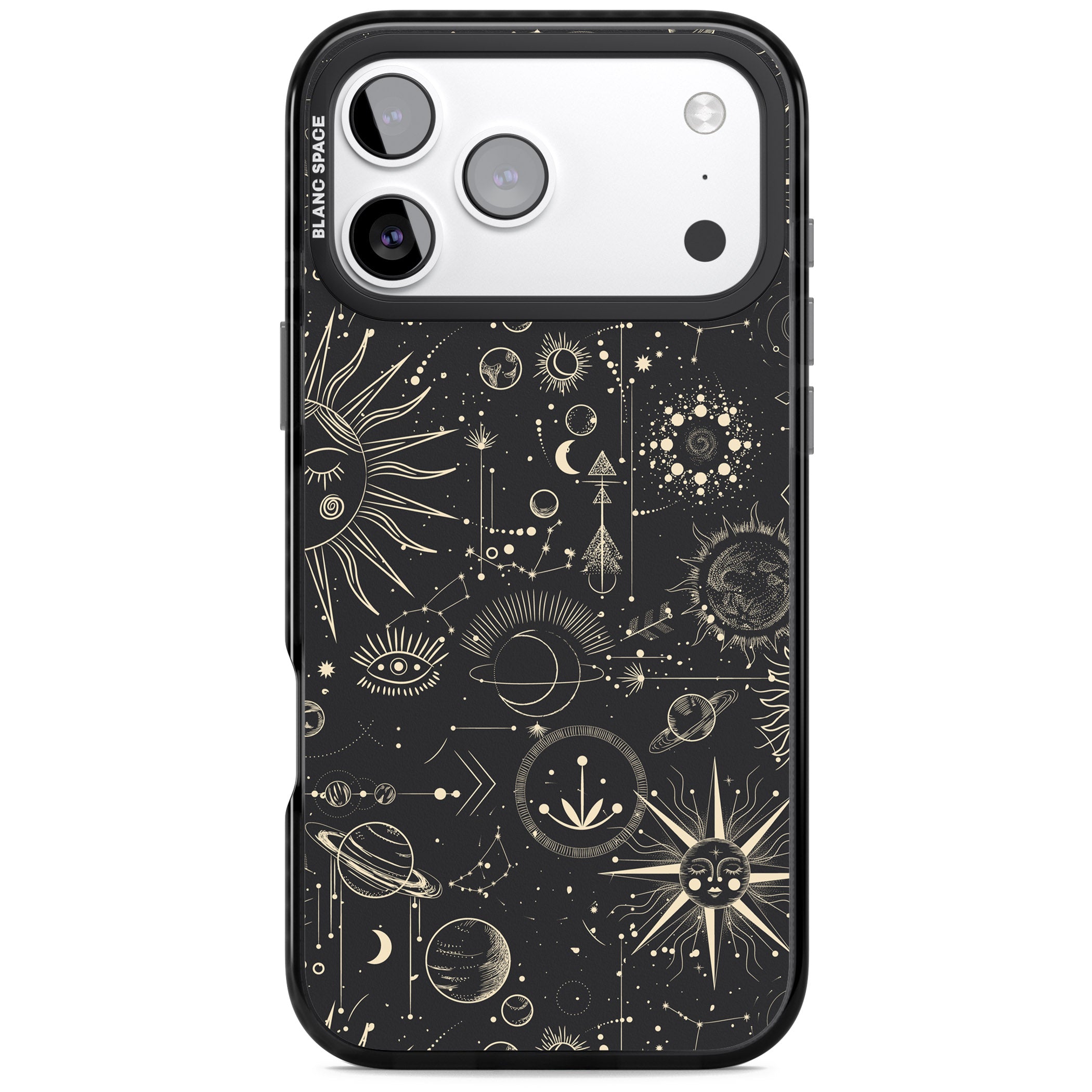 Cosmic Suns And Planets iPhone 17 Pro Max Impact Pro Black Phone Case