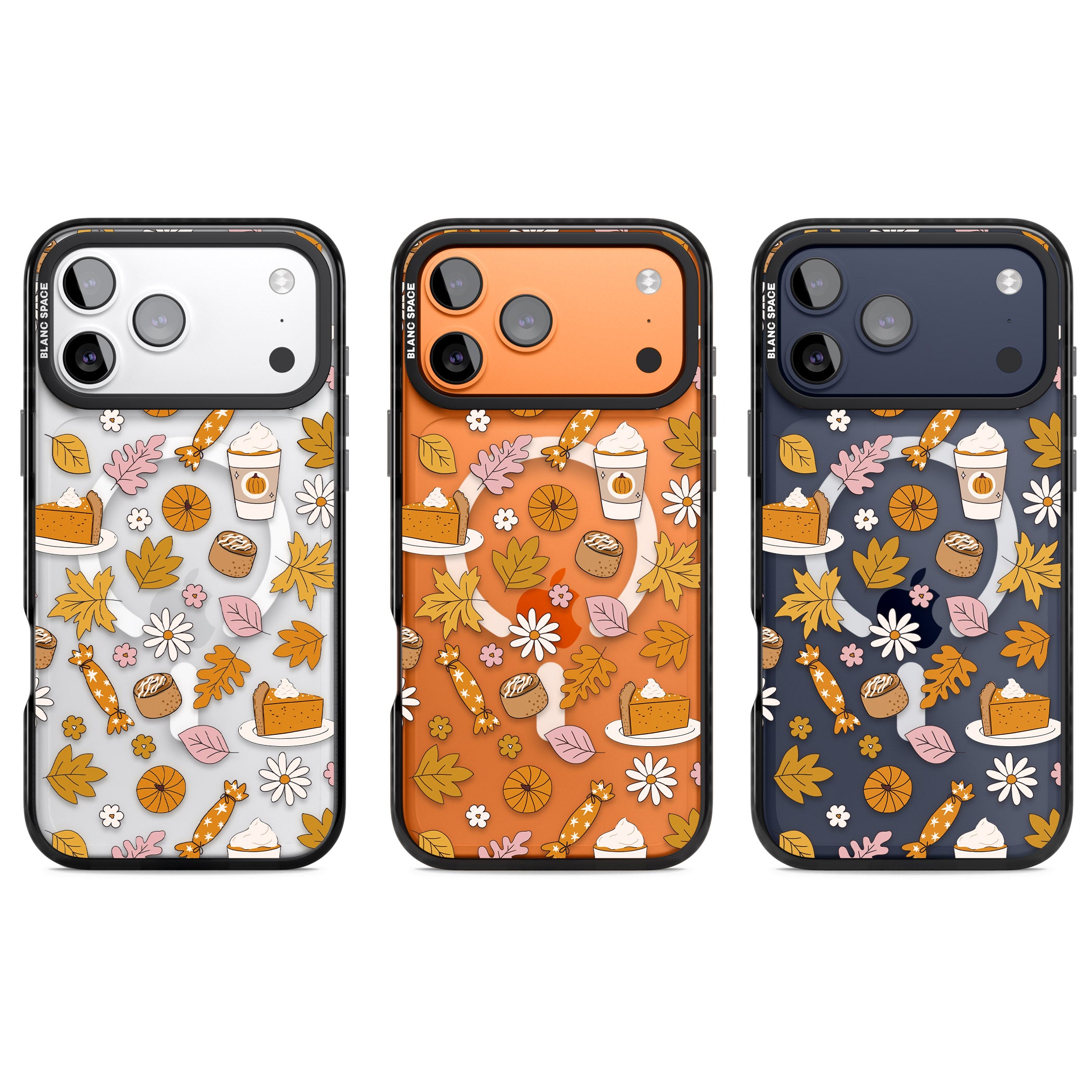 Pumpkin Spice iPhone 17 Pro Impact Pro Black Phone Case APT Impact Protection