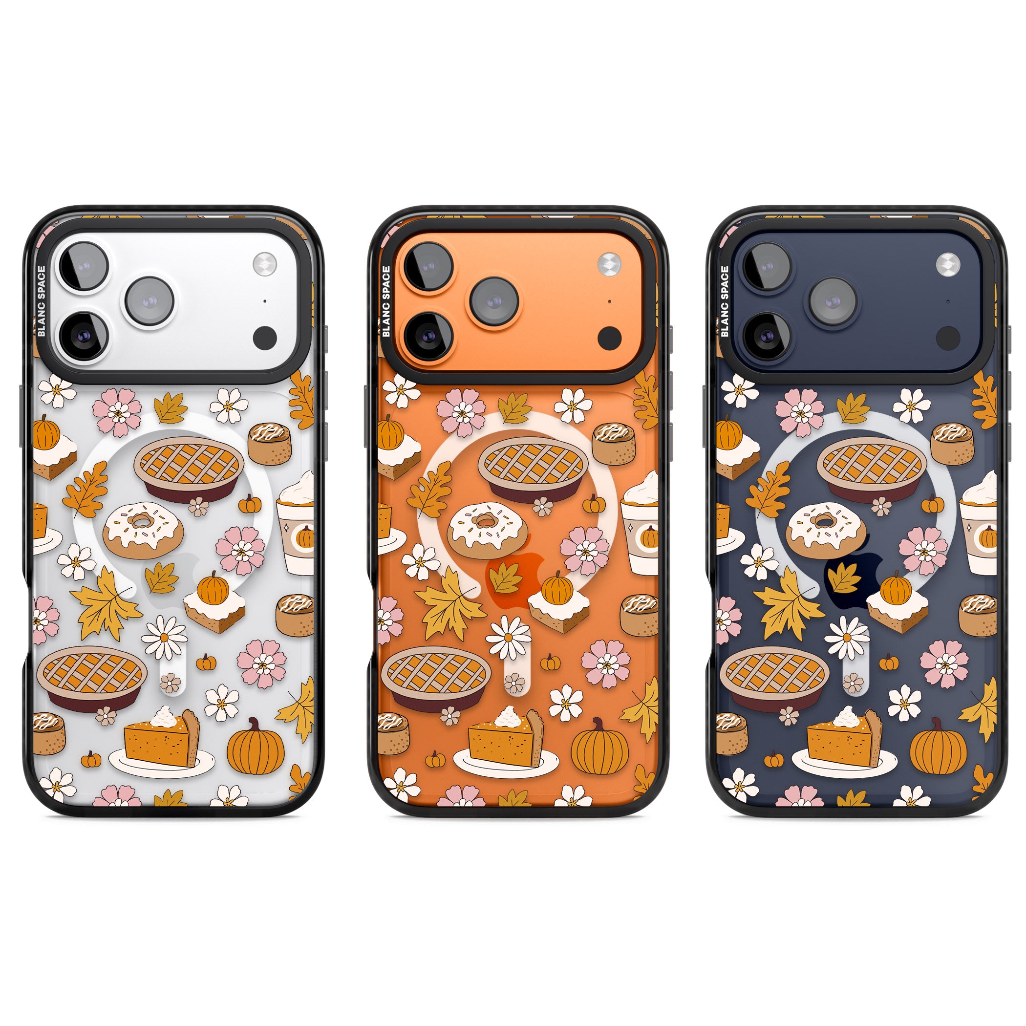 Pumpkin Pie Autumn Treats iPhone 17 Pro Impact Pro Black Phone Case APT Impact Protection