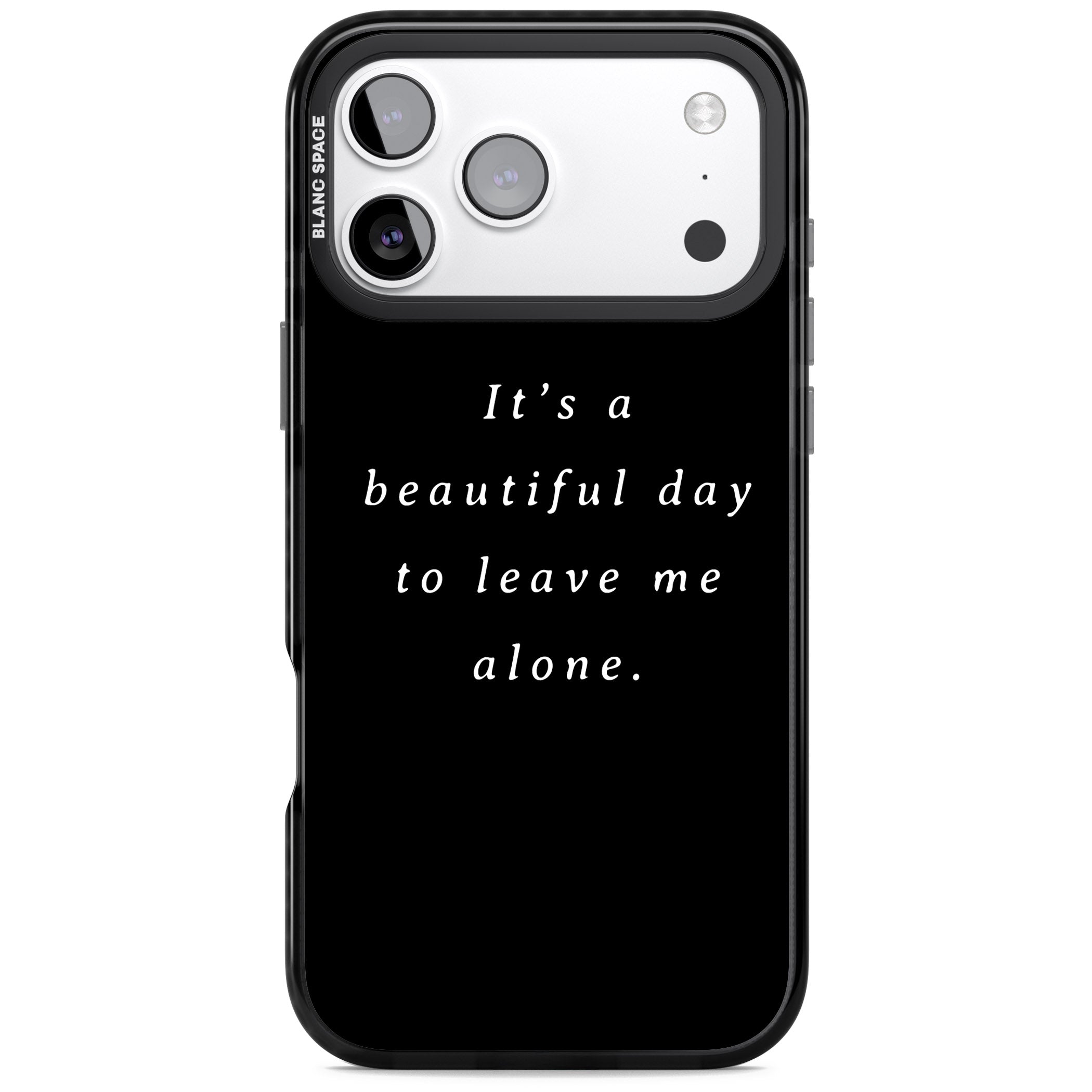 Beautiful Day Quote iPhone 17 Pro Max Impact Pro Black Phone Case