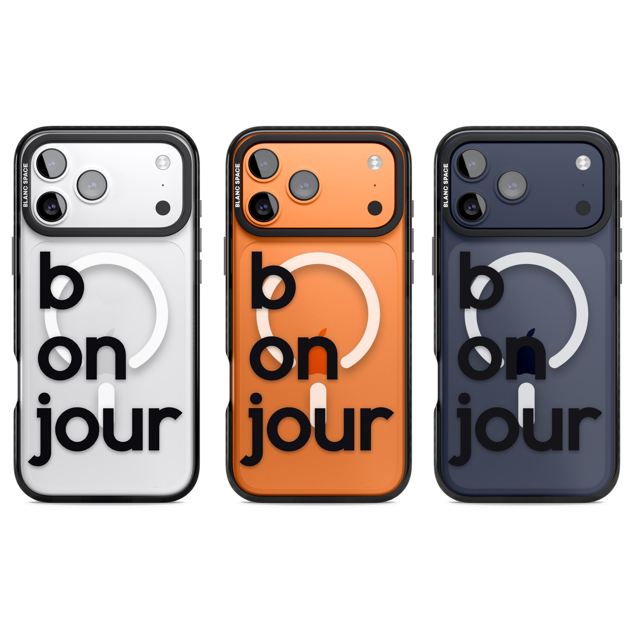 Bonjour iPhone 17 Pro Impact Pro Black Phone Case APT Impact Protection