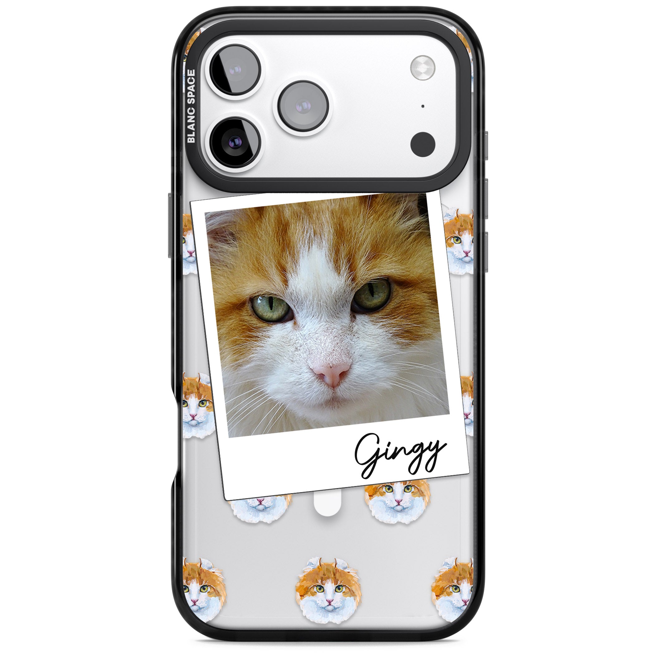 Personalised American Curl Photo iPhone 17 Pro Max Impact Pro Black Phone Case