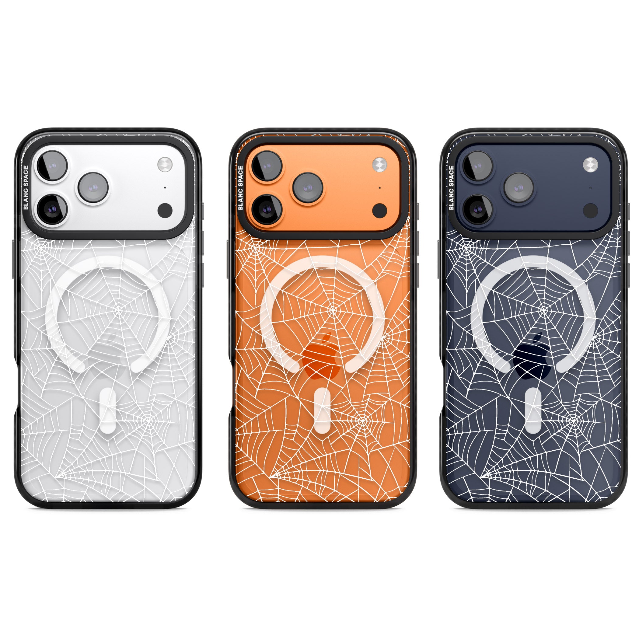 Personalised Spider Webs iPhone 17 Pro Impact Pro Black Phone Case APT Impact Protection
