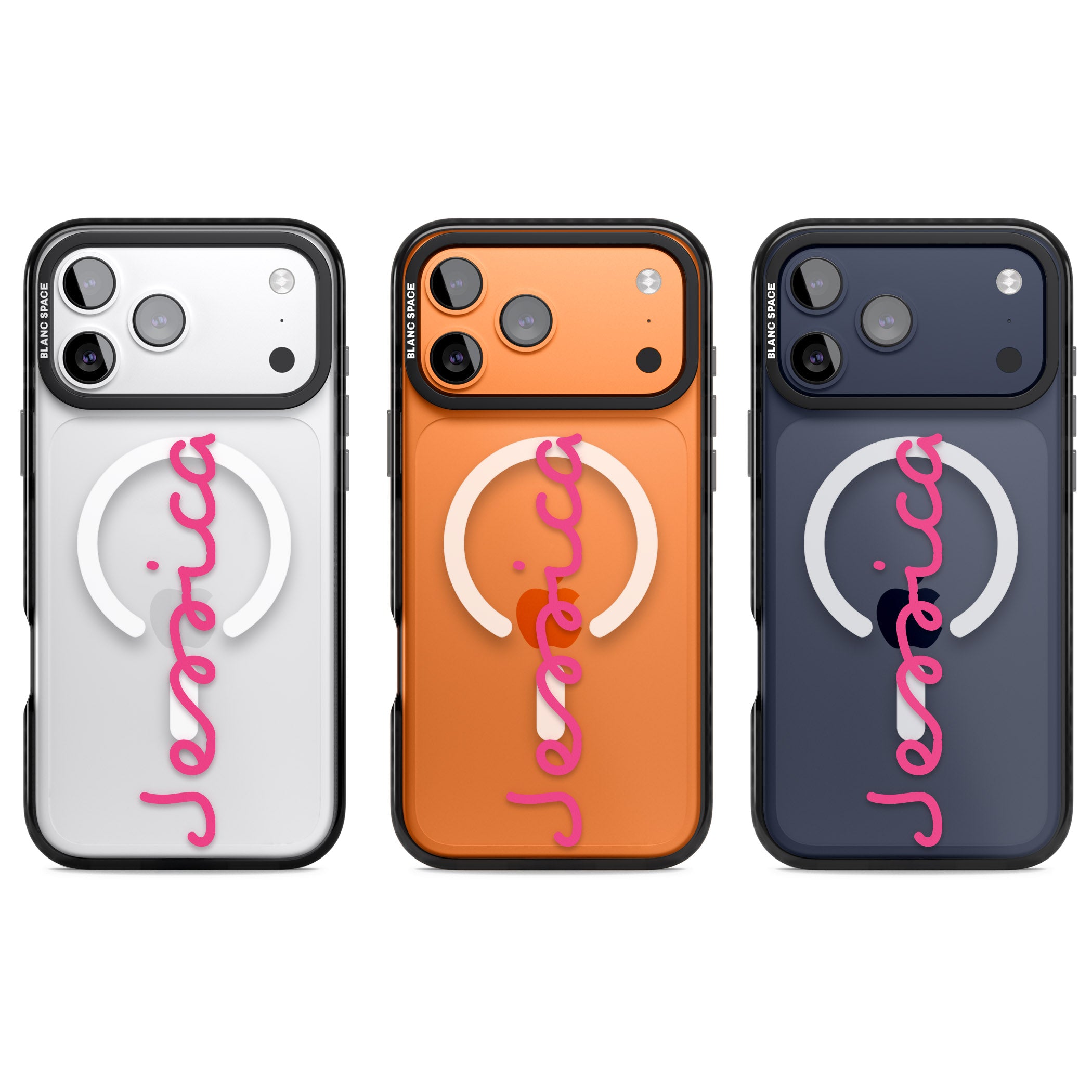 Personalised Summer Name iPhone 17 Pro Impact Pro Black Phone Case APT Impact Protection