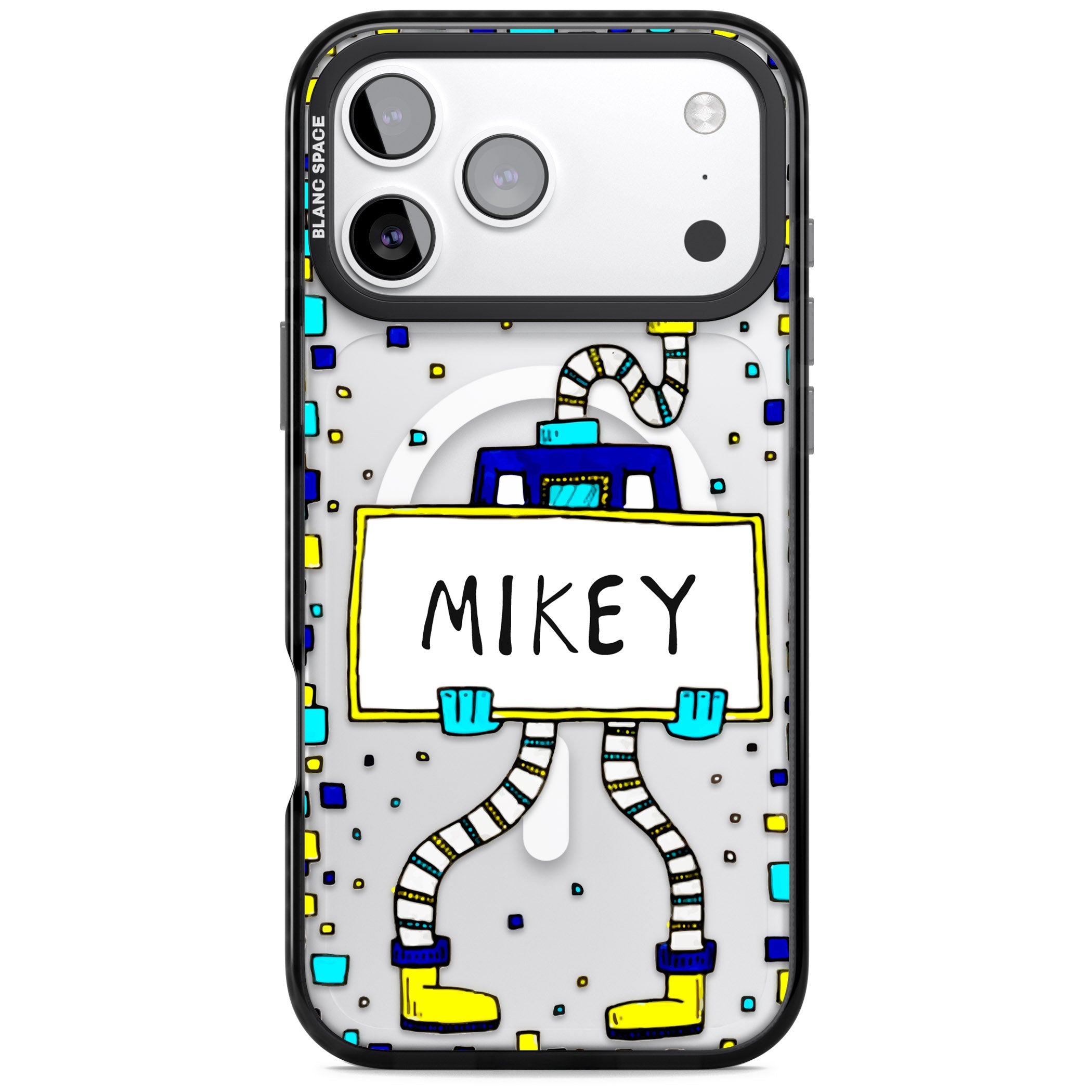 Personalised Tubes Guy iPhone 17 Pro Max Impact Pro Black Phone Case