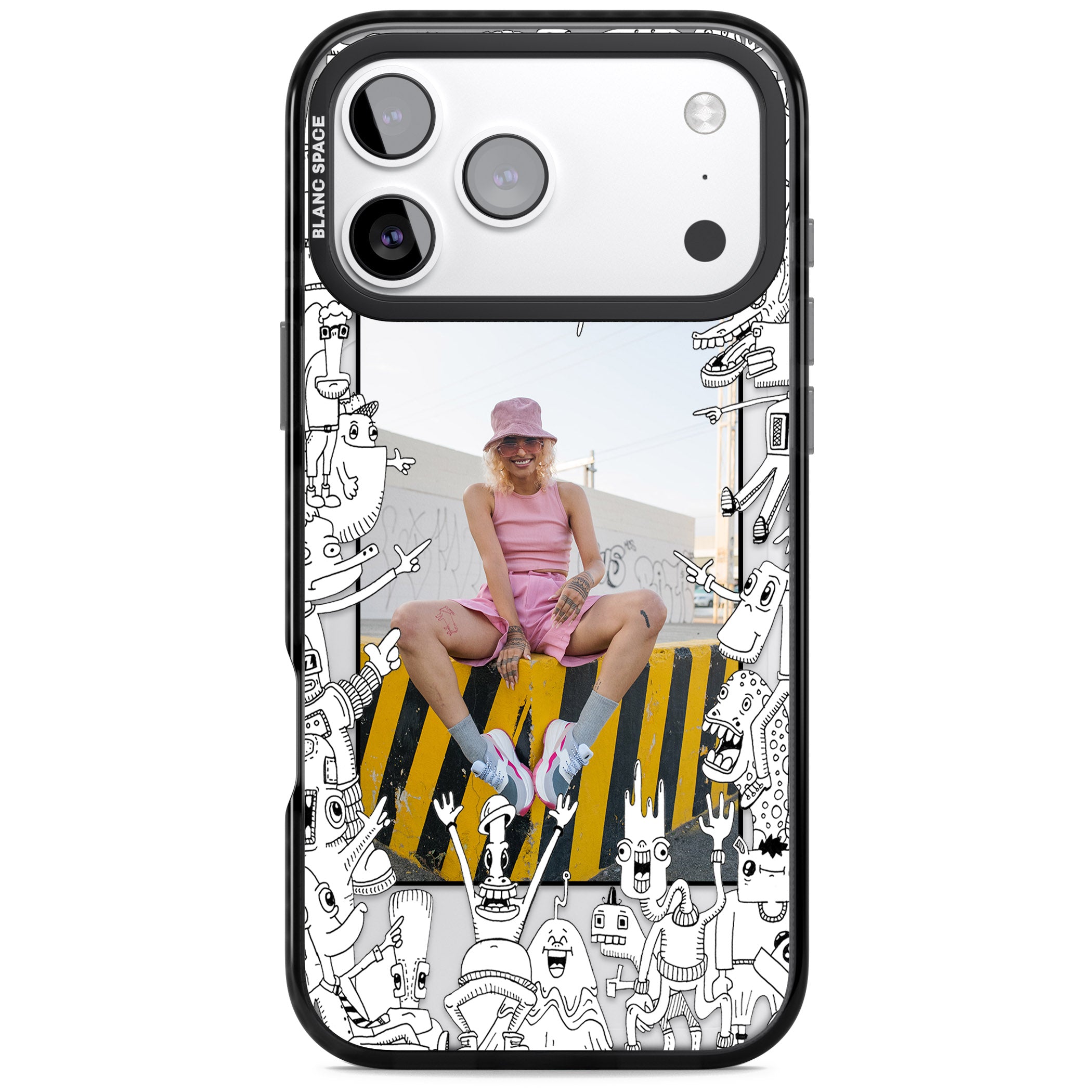 Personalised Look At This Photo Case iPhone 17 Pro Max Impact Pro Black Phone Case