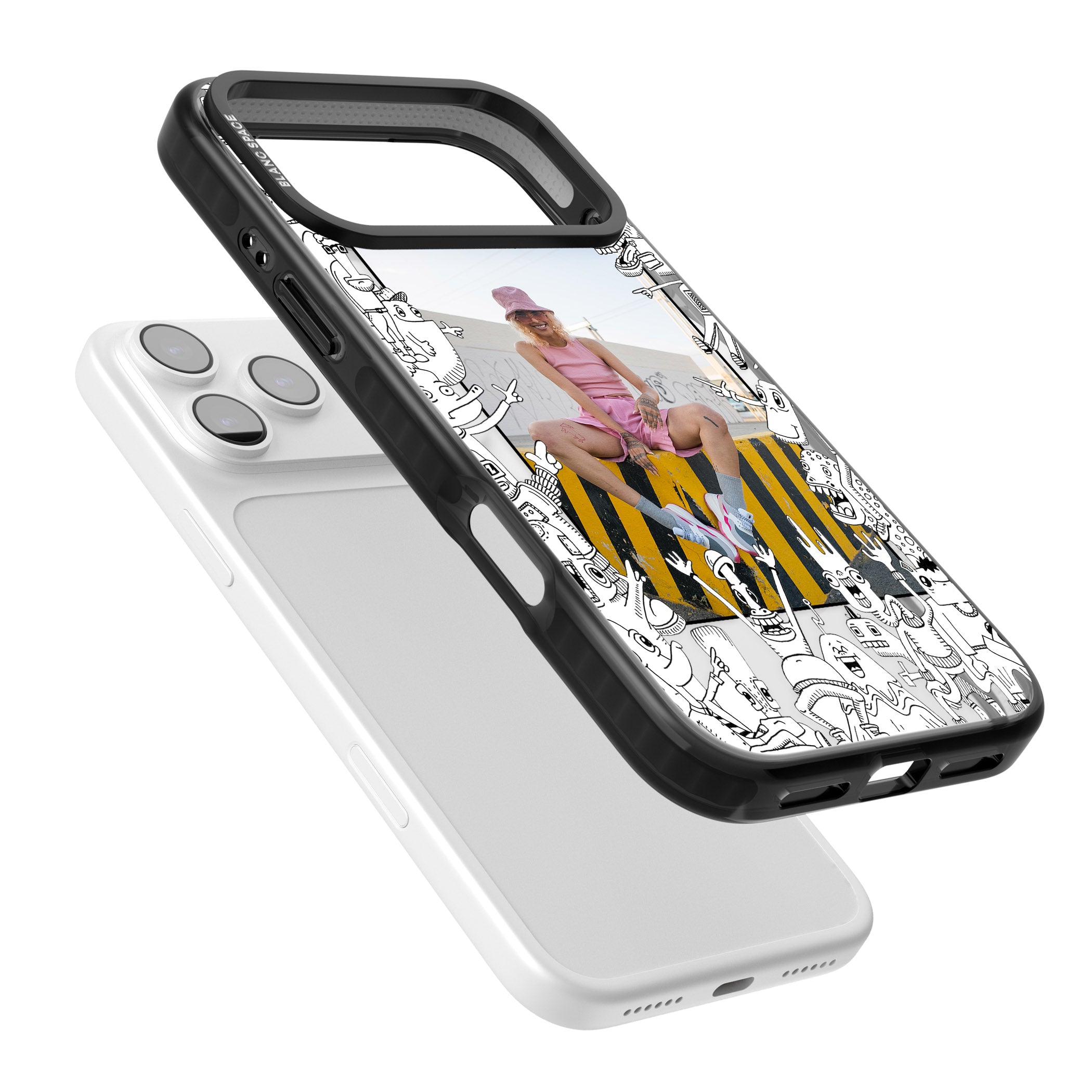 Personalised Look At This Photo Case iPhone 17 Pro Max Impact Pro Black Phone Case Colours