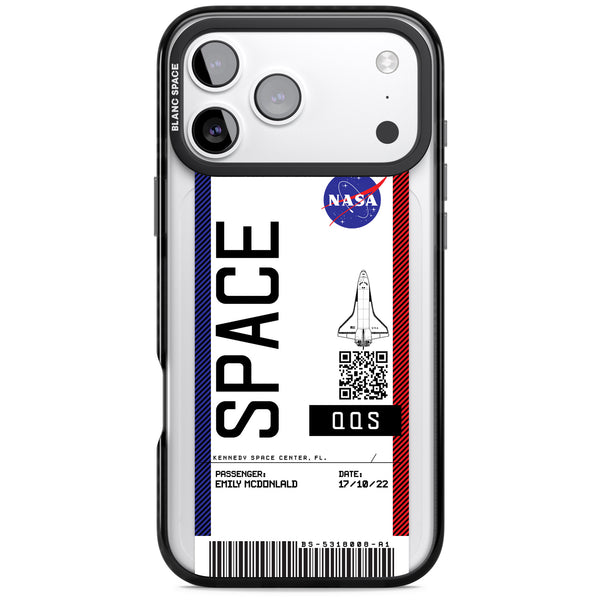Personalised Nasa Boarding Pass (Light)