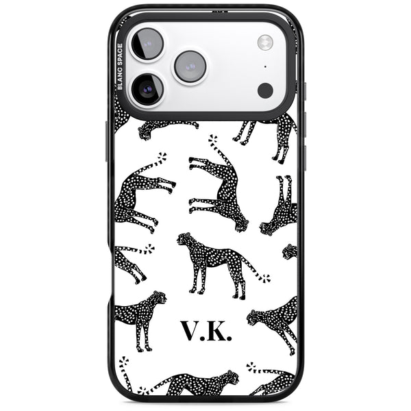Personalised Monochrome Cheetahs
