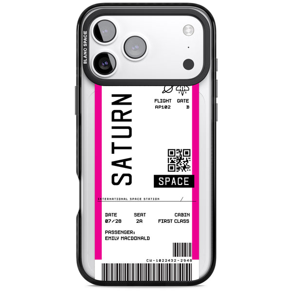 Personalised Saturn Travel Ticket