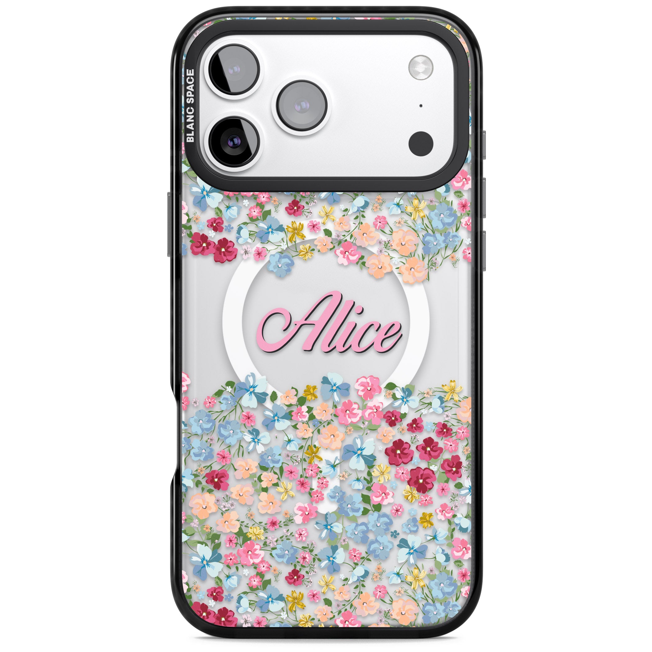 Personalised Venetian Meadow iPhone 17 Pro Max Impact Pro Black Phone Case