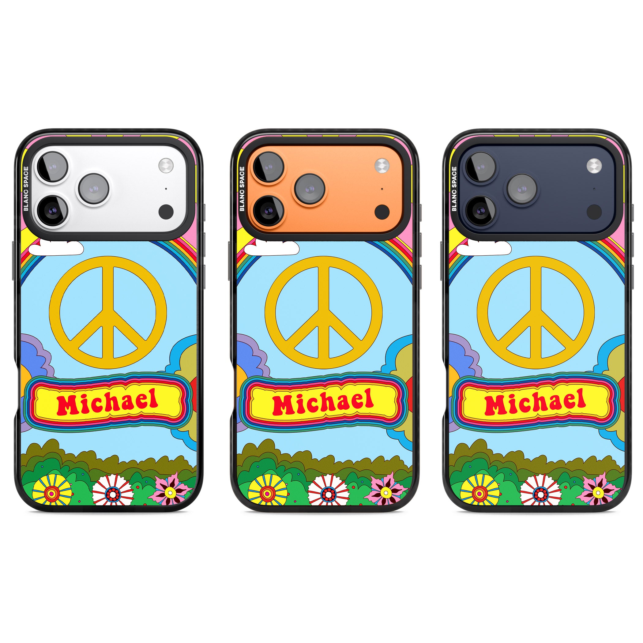 Personalised Happy Days iPhone 17 Pro Impact Pro Black Phone Case APT Impact Protection