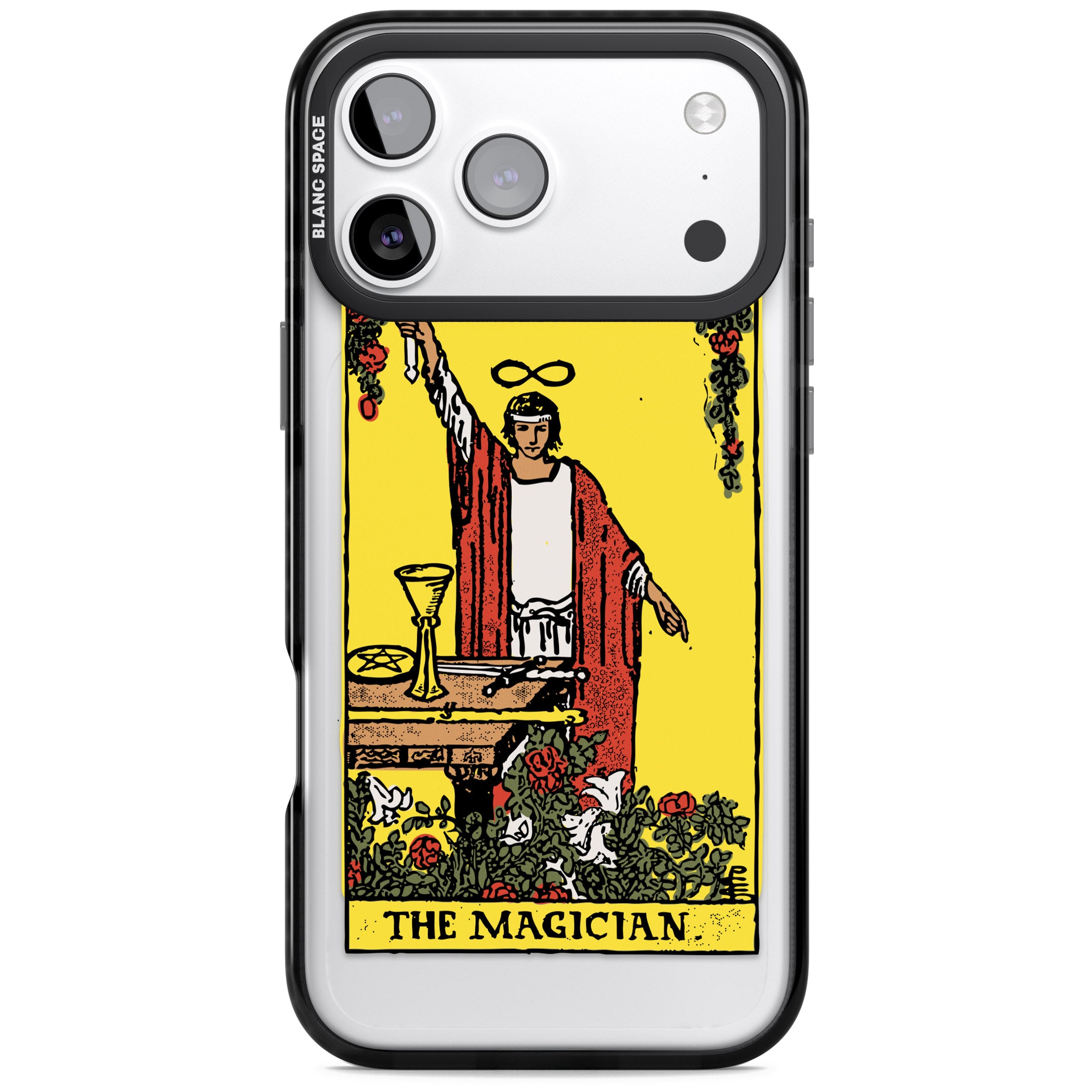 Personalised The Magician Tarot Card (Color) iPhone 17 Pro Max Impact Pro Black Phone Case