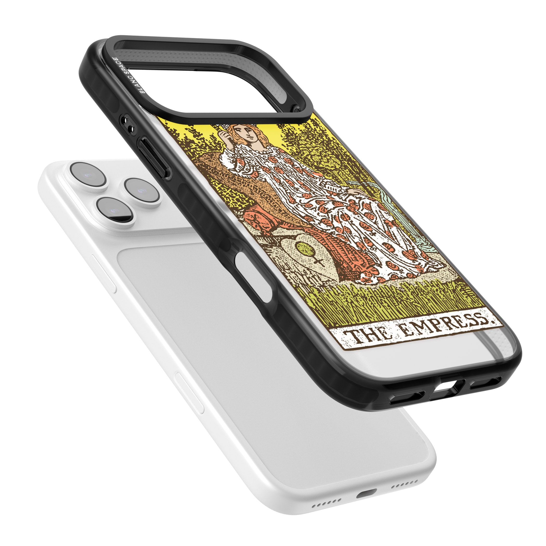 Personalised The Empress Tarot Card (Color) iPhone 17 Pro Max Impact Pro Black Phone Case Colours