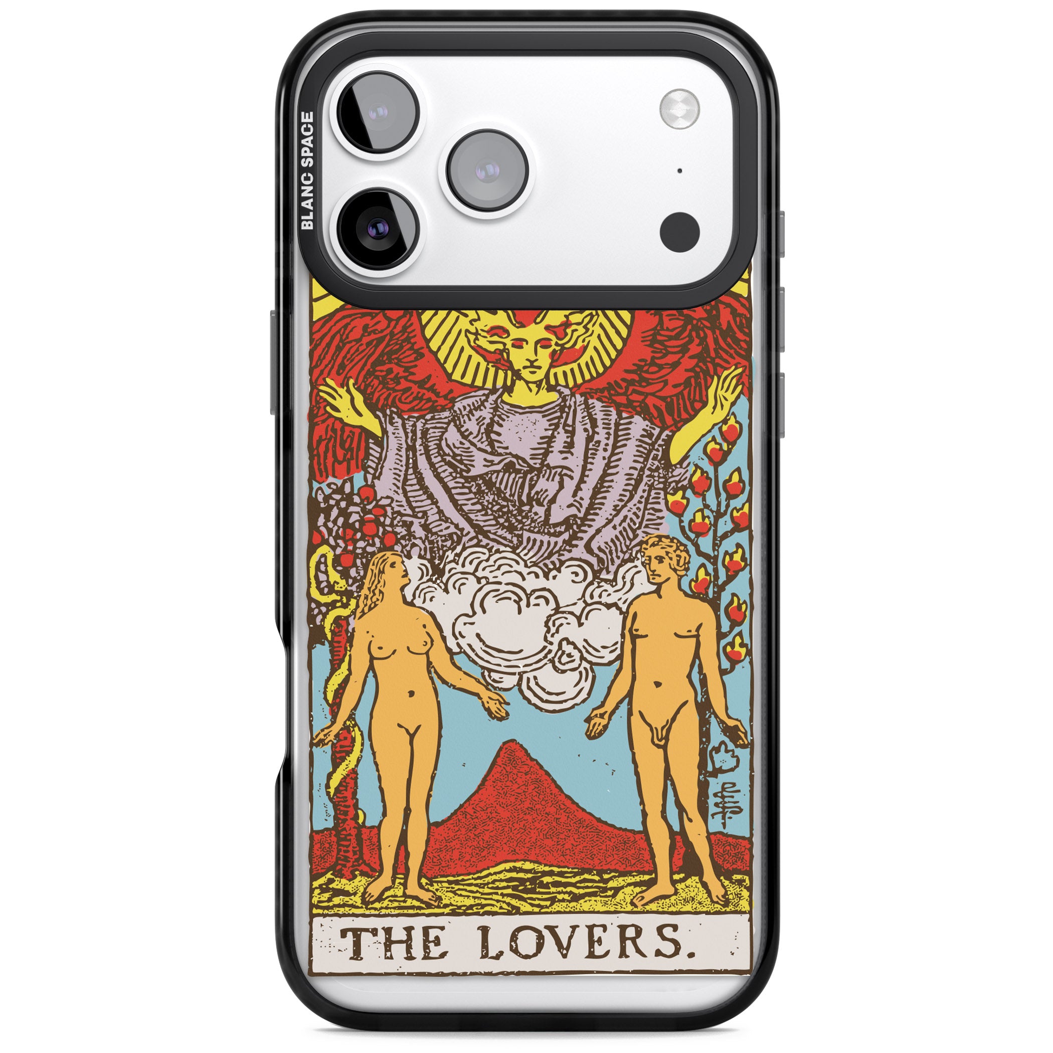 Personalised The Lovers Tarot Card (Color) iPhone 17 Pro Max Impact Pro Black Phone Case