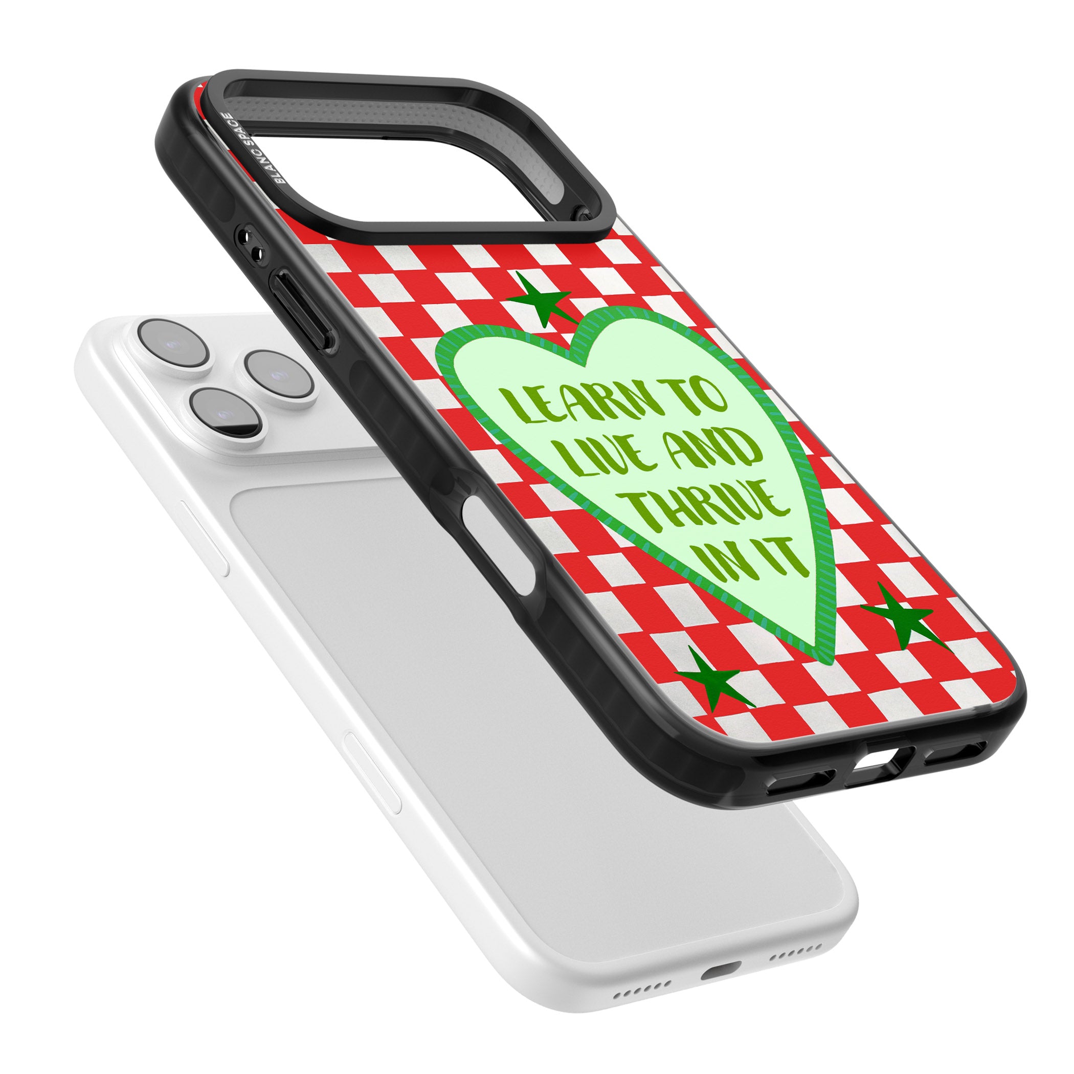 Learn To Live iPhone 17 Pro Max Impact Pro Black Phone Case Colours