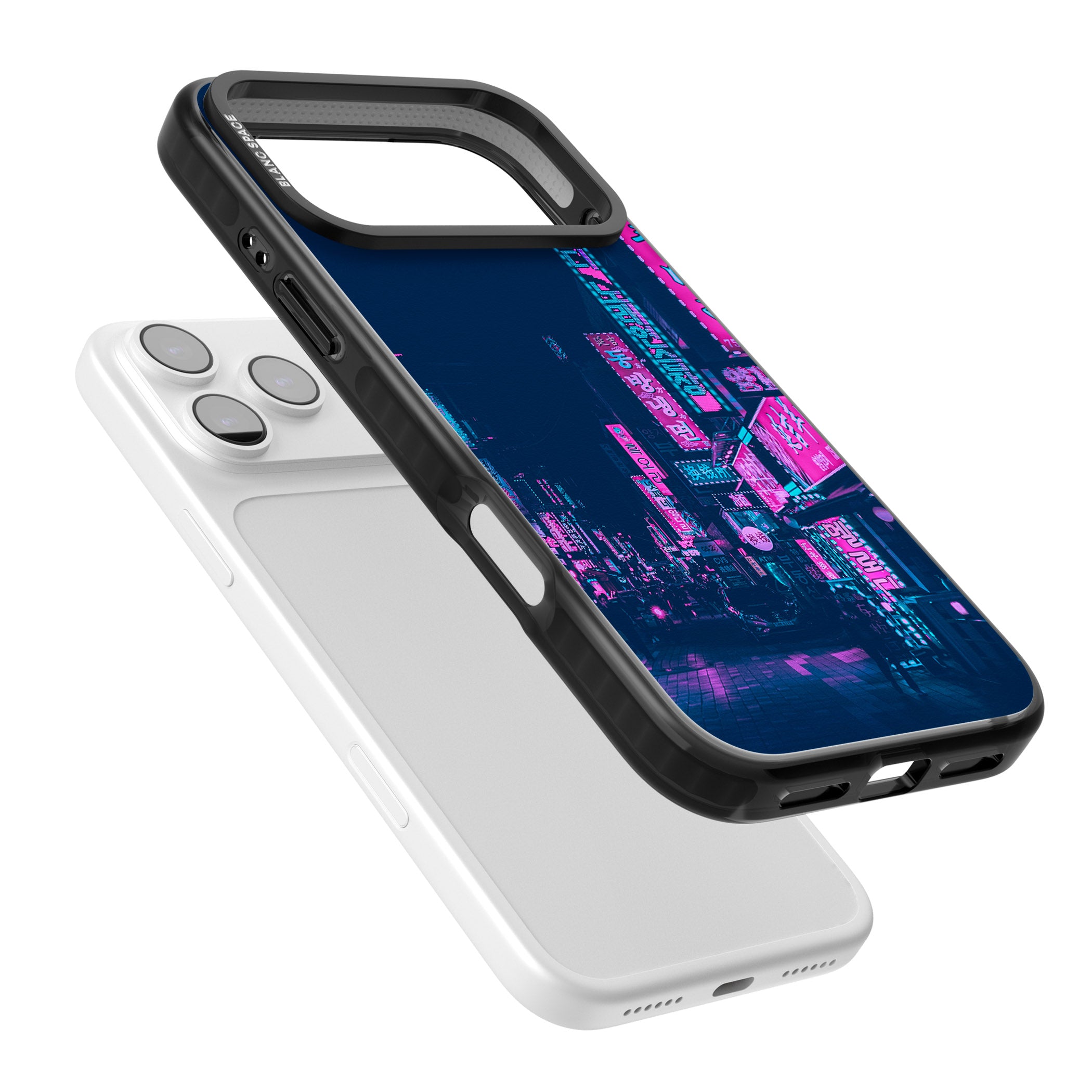 Neon Nights iPhone 17 Pro Max Impact Pro Black Phone Case Colours