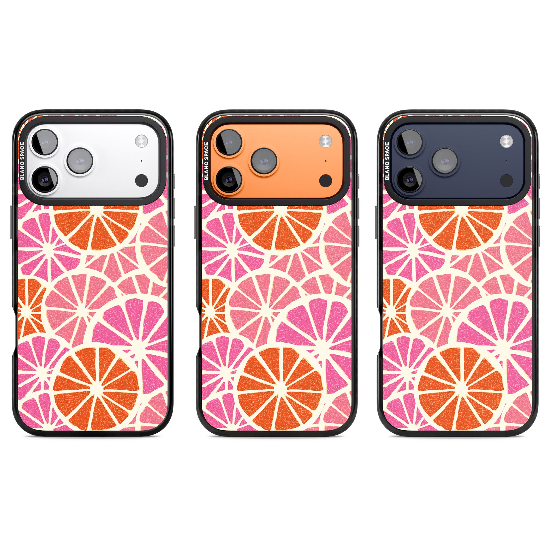 Citrus Slices iPhone 17 Pro Impact Pro Black Phone Case APT Impact Protection