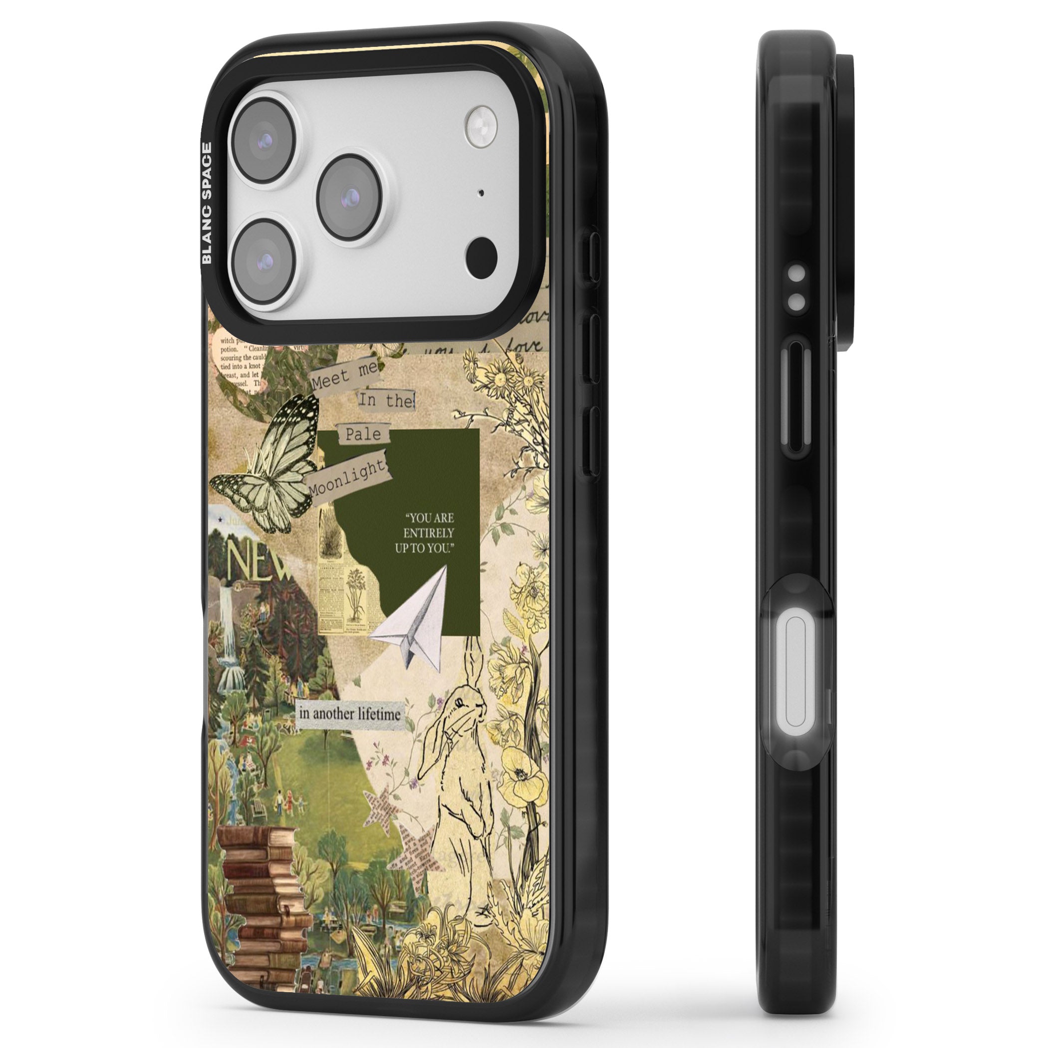 Country Wonderland iPhone 17 Pro Max Impact Pro Black Phone Case Side Profile
