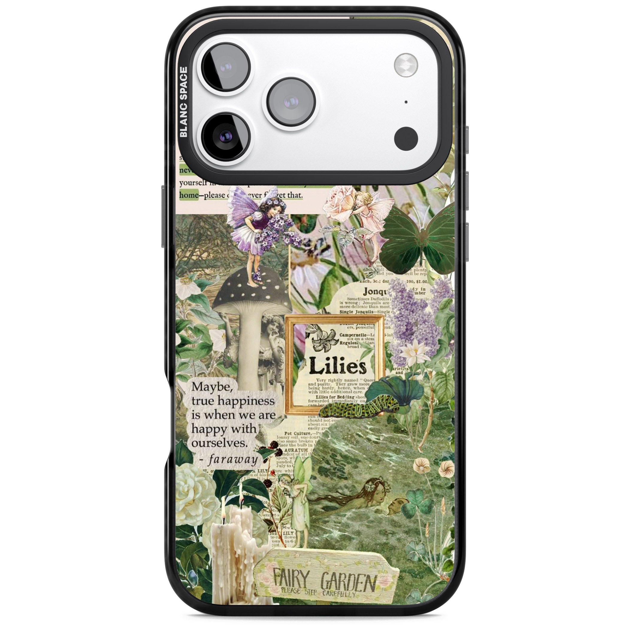 Fairy Garden iPhone 17 Pro Max Impact Pro Black Phone Case