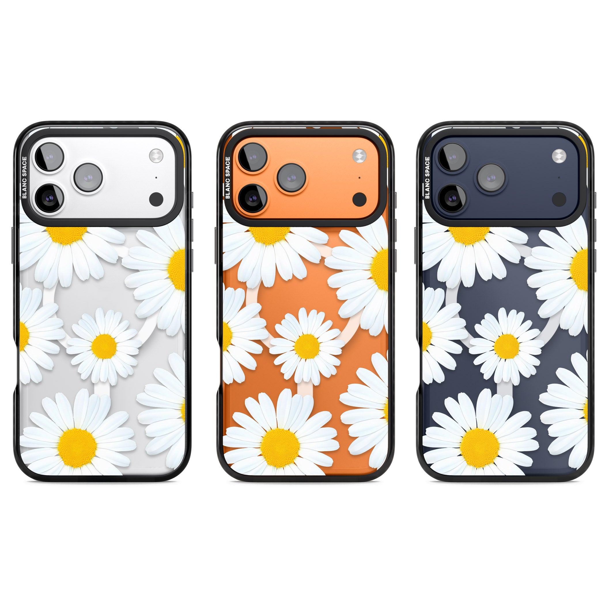 Summer Daisy iPhone 17 Pro Impact Pro Black Phone Case APT Impact Protection